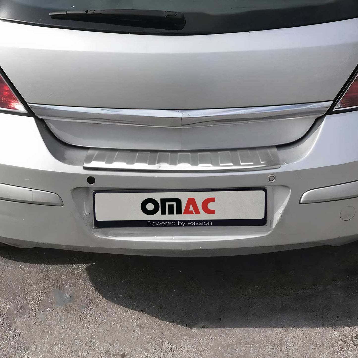 Ladekantenschutz Edelstahl für Opel Astra J 2009-2015 Schrägheck Abkantung Chrom OMAC DE