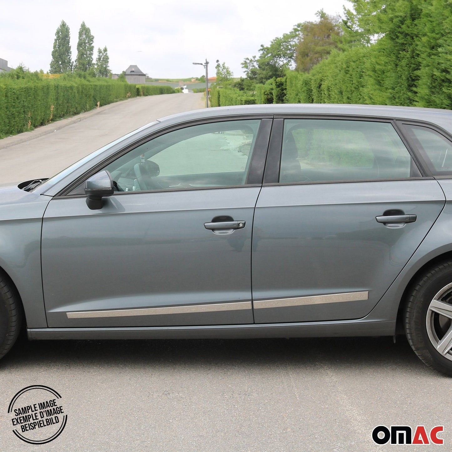 Türschutz Türleiste Seitentürleiste für Honda CRV 2012-2016 Edelstahl Silber 4x OMAC DE