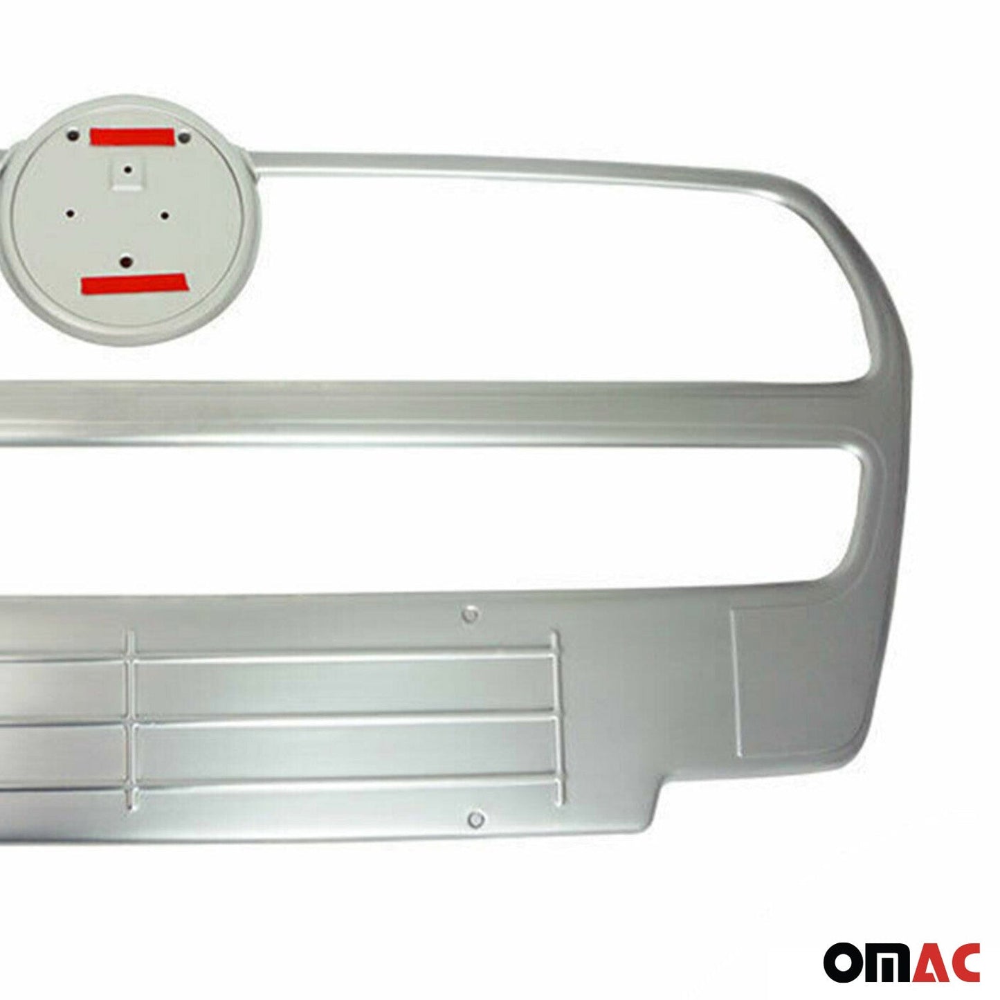Kühlergrill Leisten Grillleisten für Fiat Doblo 2010-2014 Edelstahl Silber 2x OMAC DE