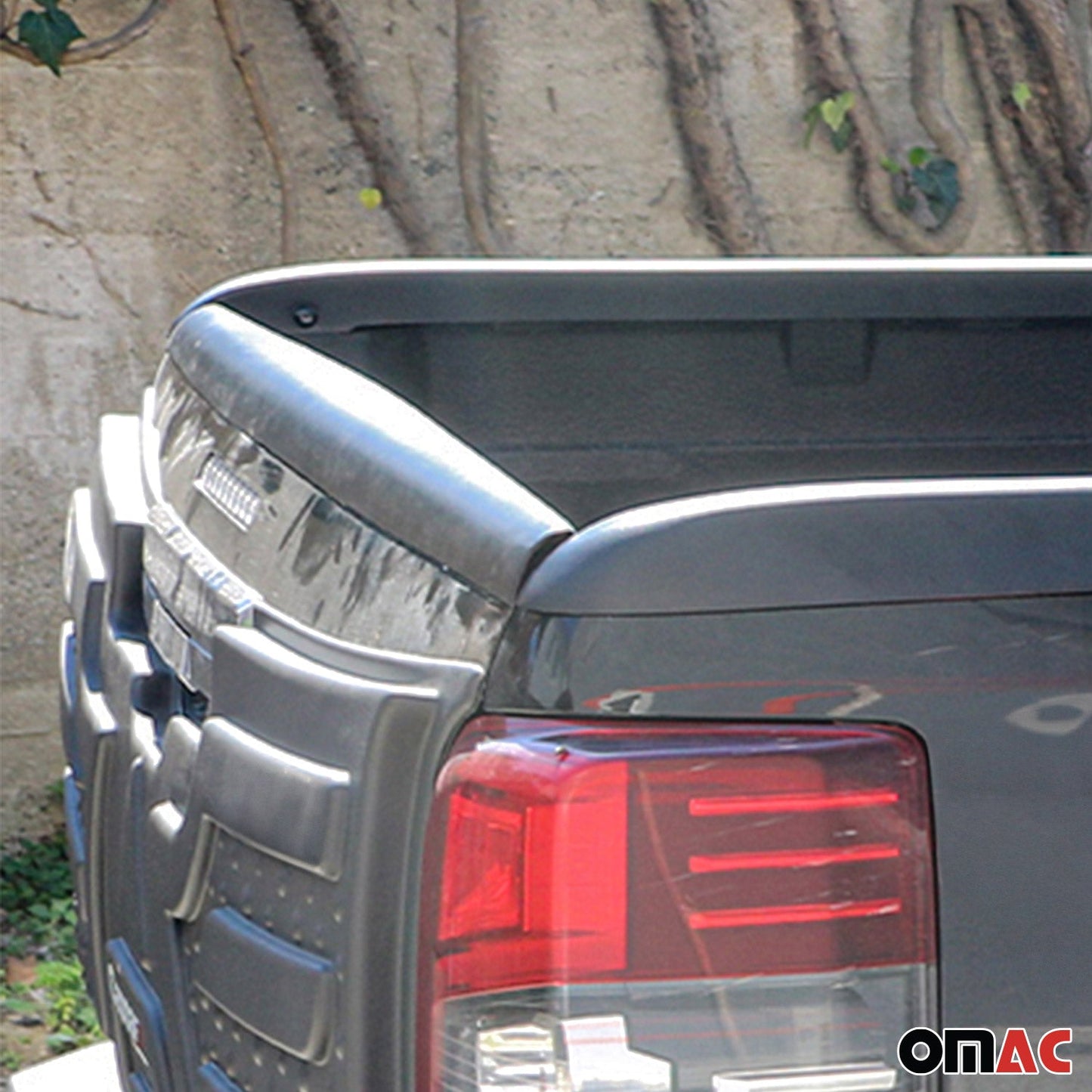 Heckklappenschutz Schutzleiste für VW Amarok 2010-2017 ABS Schwarz OMAC DE