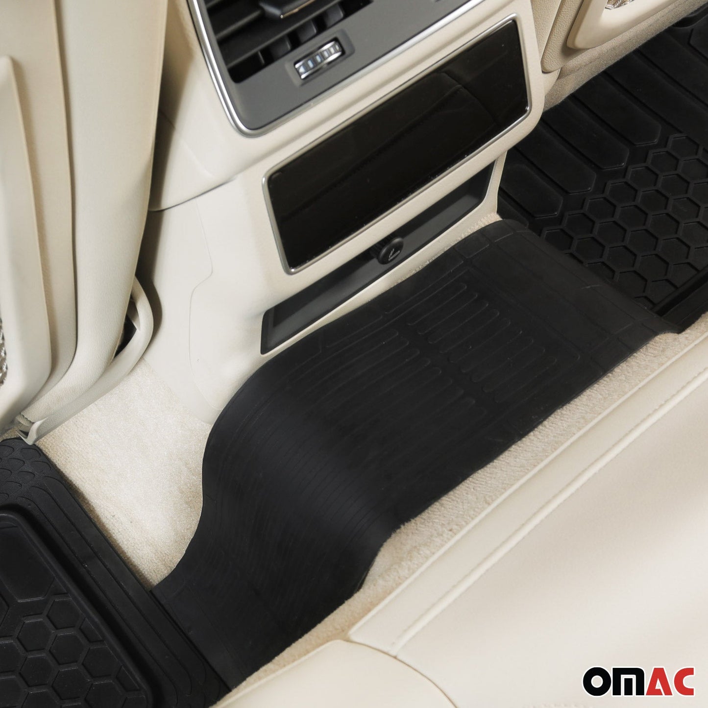 2024-2025 Skoda Elroq Fußmatten Gummimatten 3D Matte Gummi TPE Schwarz 4tlg OMAC DE