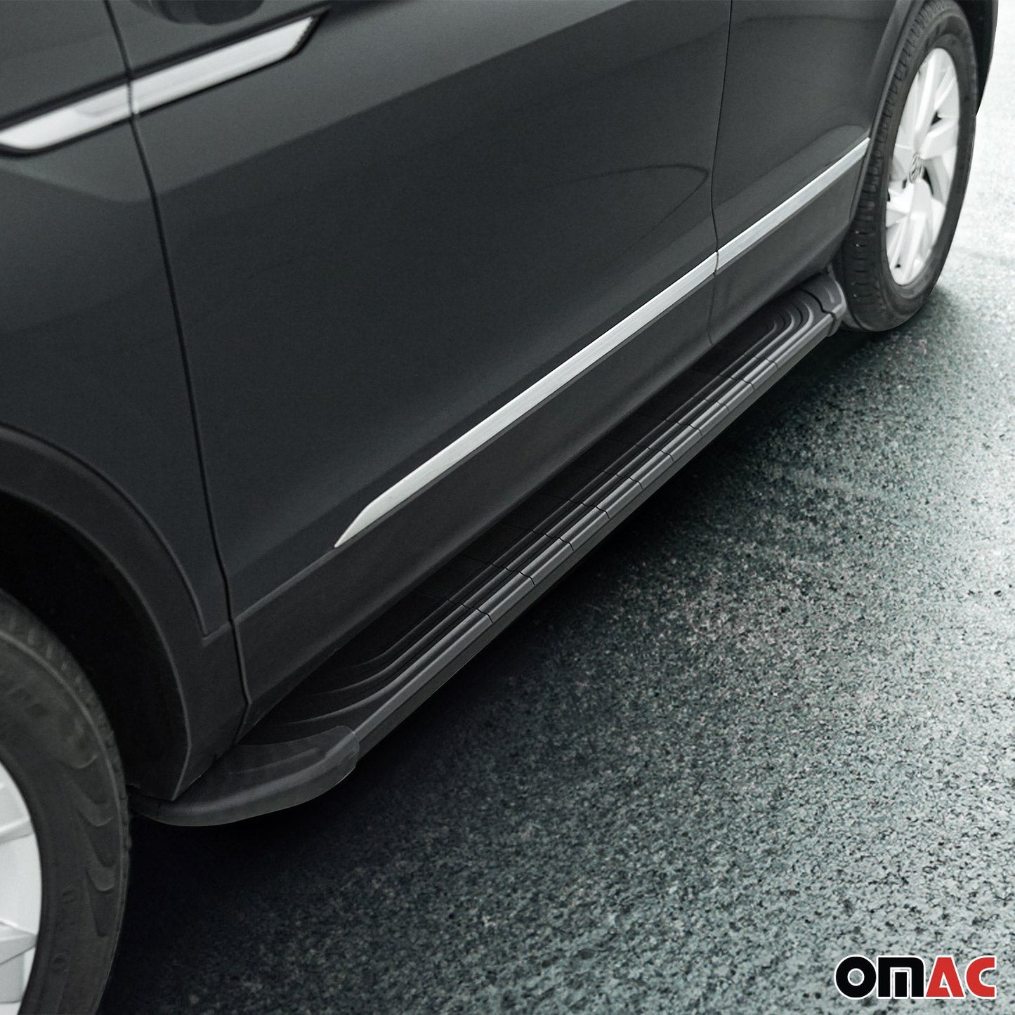 Trittbretter Seitenschweller für Opel Grandland X 2017-2025 Aluminium Schwarz 2x - autoseifert.com
