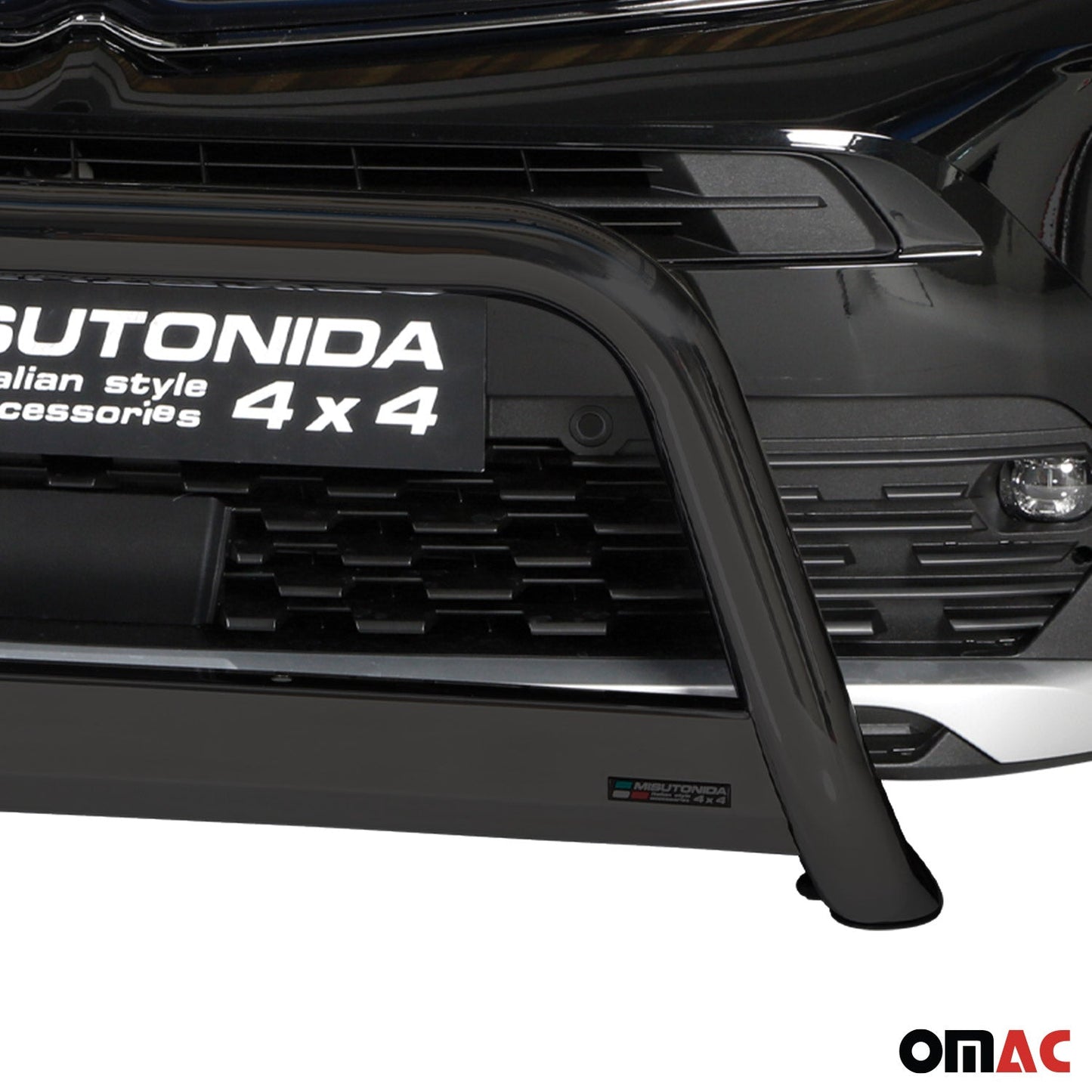 Frontbügel Frontschutzbügel für Opel Mokka 2012-2016 Schutz ø63mm Stahl Schwarz OMAC DE