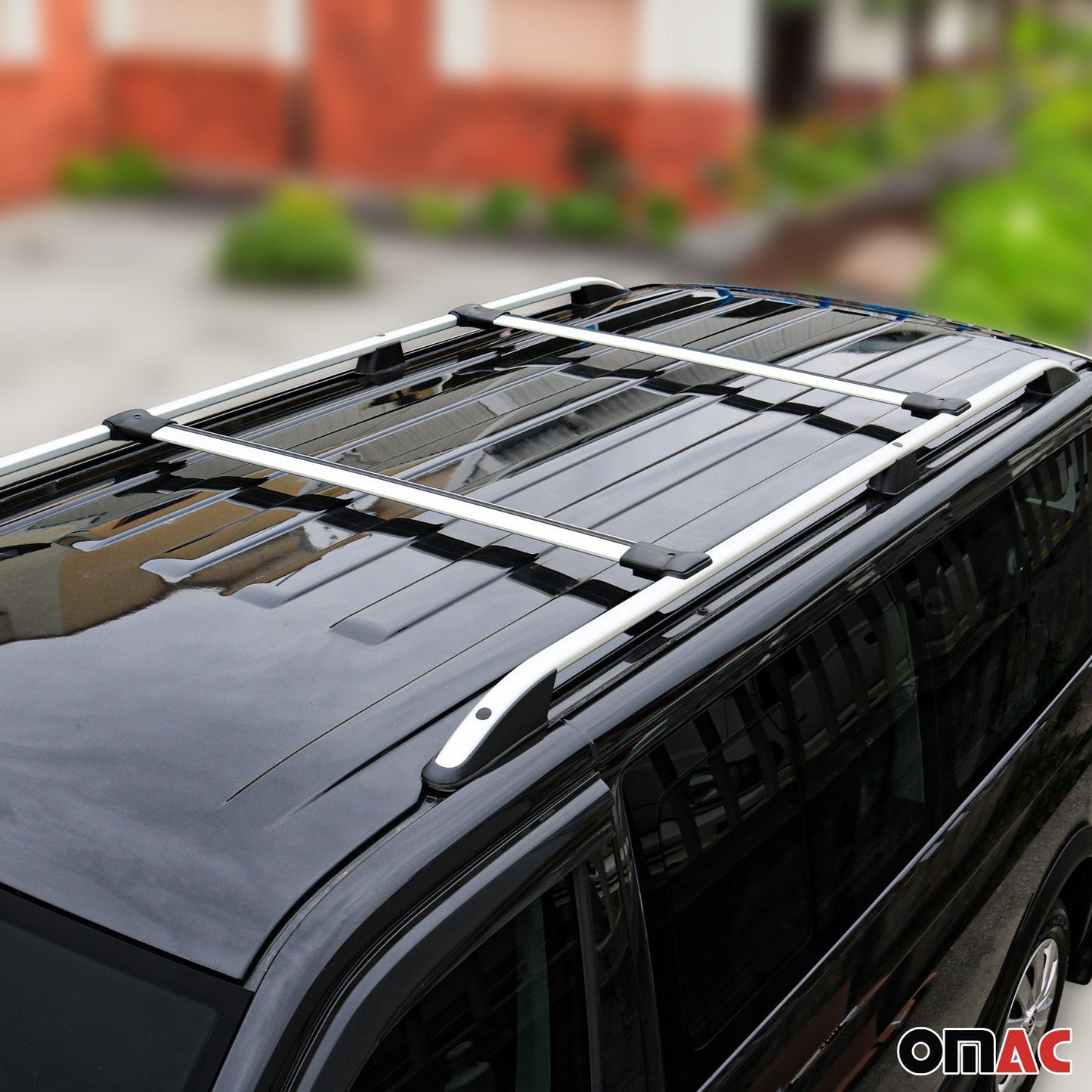 Dachträger Grundtäger für Citroen C-Crosser 2007-2012 75kg Alu Silber 2tlg OMAC DE