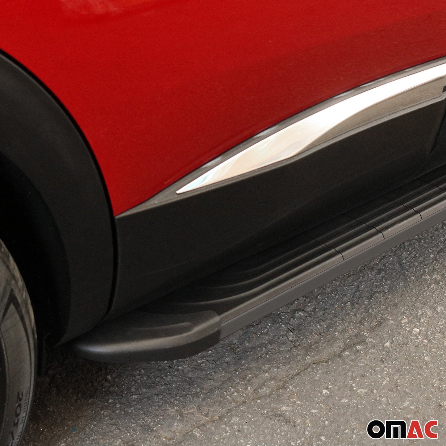 Trittbretter Seitenschweller für Opel Grandland X 2017-2025 Aluminium Schwarz 2x - autoseifert.com
