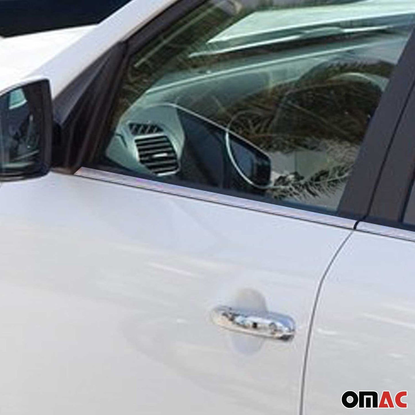 Fensterleisten Zierleisten für Kia Sorento 2010-2012 Edelstahl Chrome 4 tlg OMAC DE