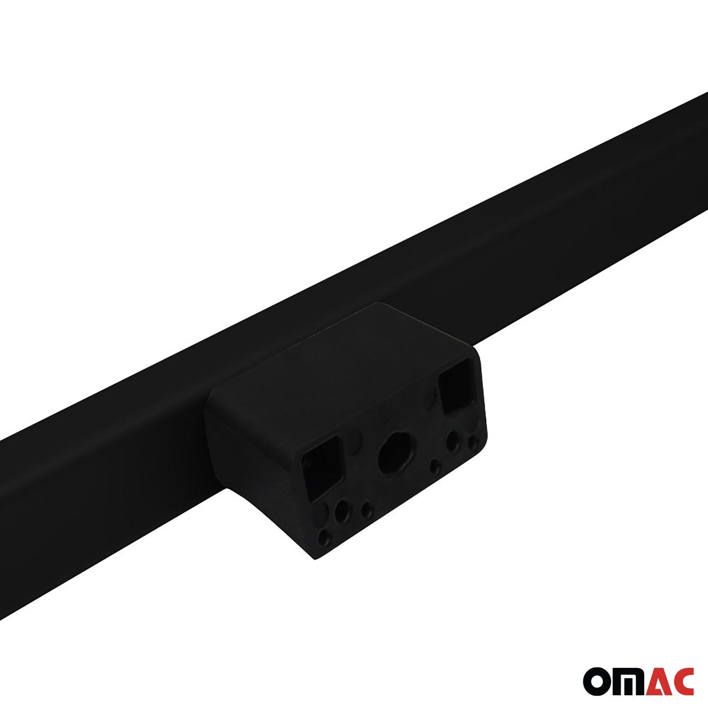 Dachreling Relingträger für VW Amarok 2022-2024 Double Cab Alu Schwarz 2 tlg OMAC DE