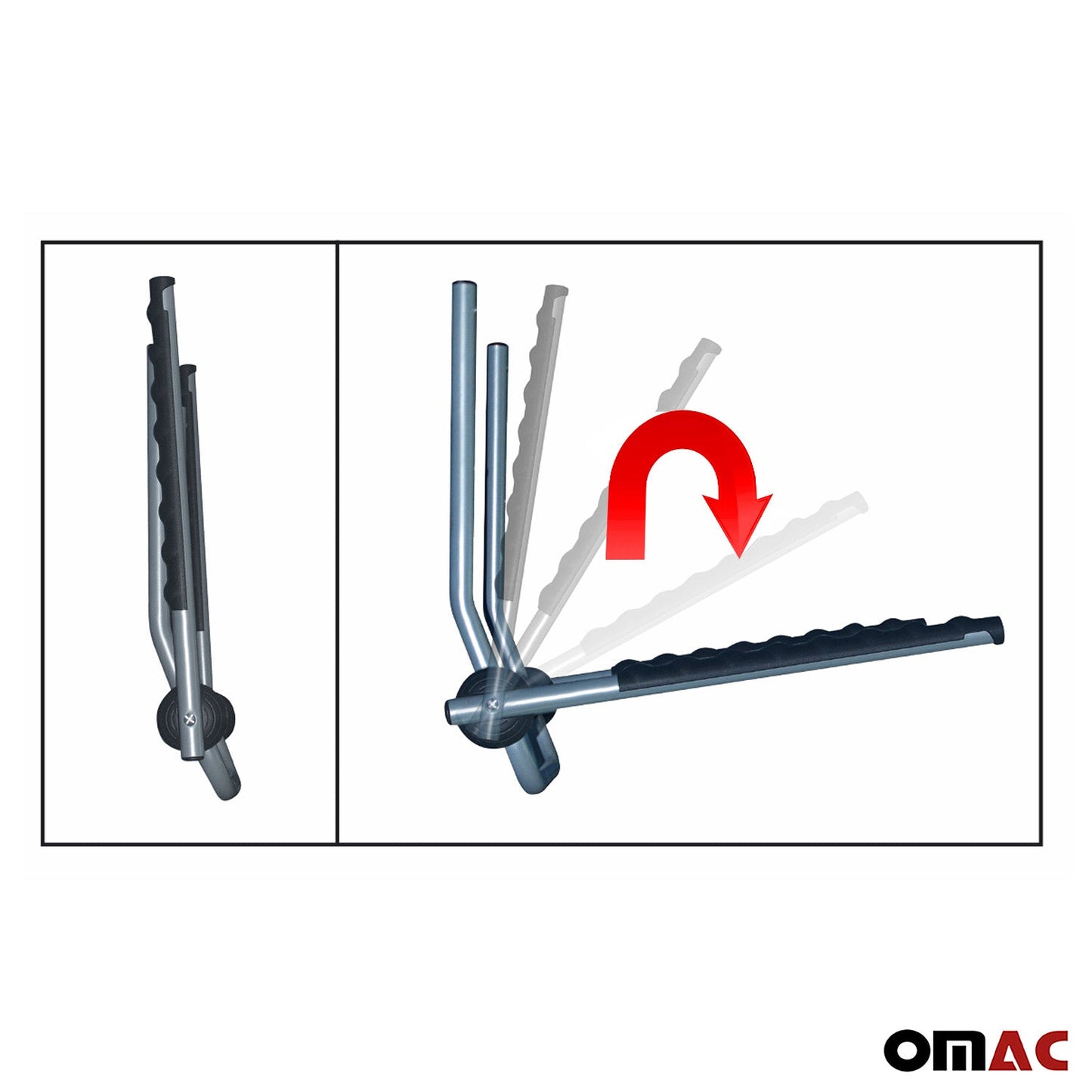 Menabo Fahrradträger Wandhänger für Fahrrad Dachbox Fahrradhalter Wandhalter OMAC DE