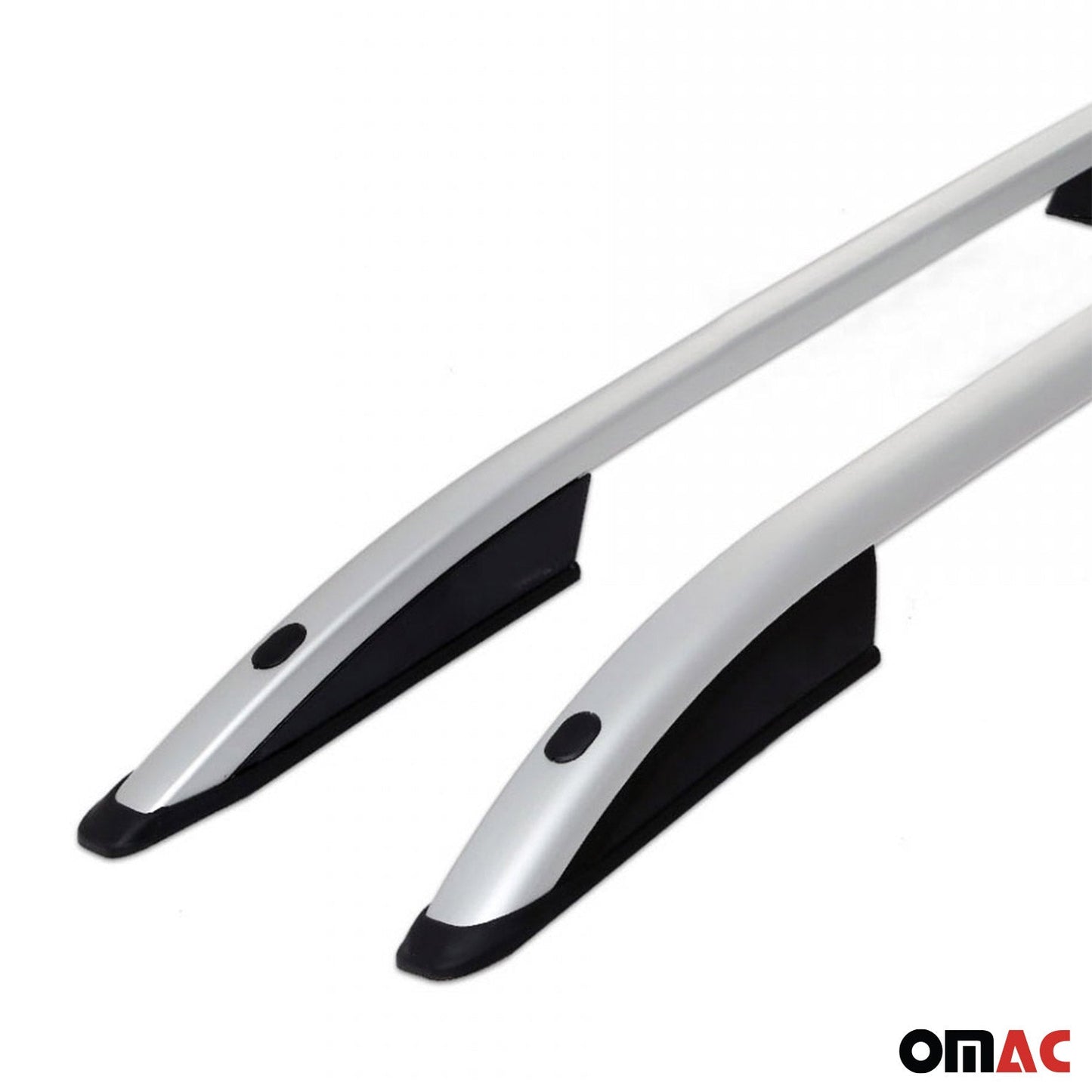 Dachreling + Dachträger Satz für VW Tiguan 2007-2016 Aluminium Silber 4 tlg OMAC DE
