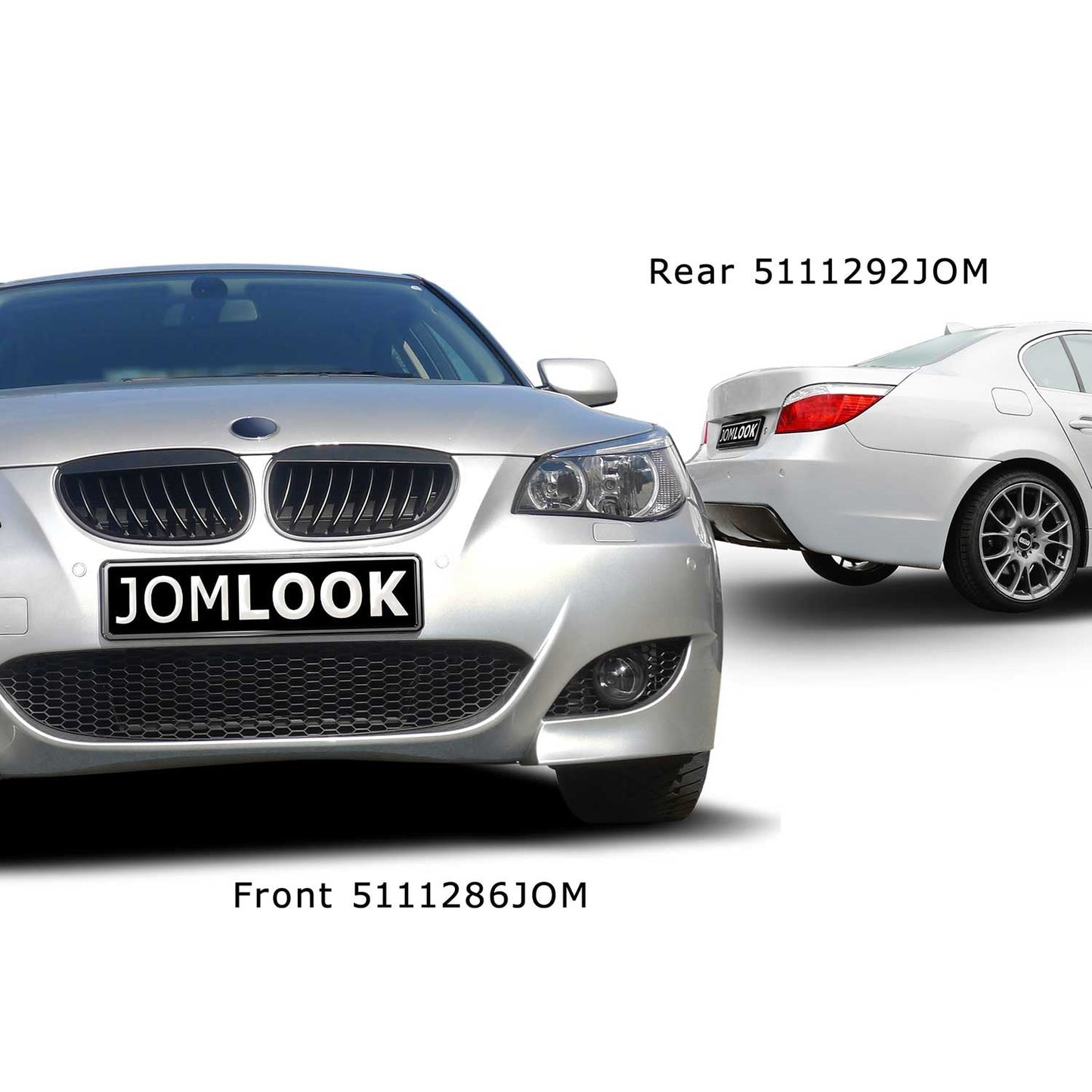 JOM Frontstoßstange für BMW E60 Limo / E61 2004-2007 mit PDC-Markierungen OMAC DE
