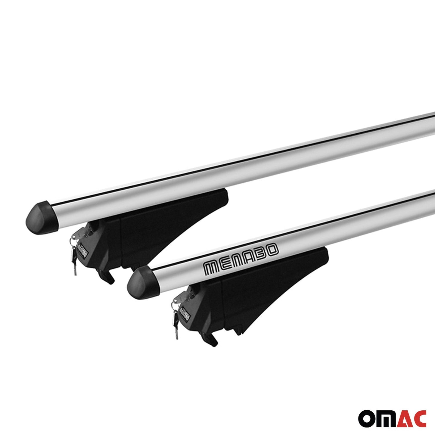 2023-2025 Volkswagen ID7 Menabo Grundträger Dachträger 75kg Aluminium Silber 2 tlg OMAC DE