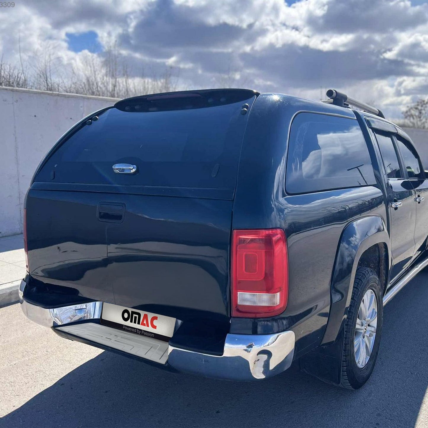 OMAC Ladekantenschutz Stoßstange für VW Amarok 2010-2025 Edelstahl Silber 1tlg OMAC DE