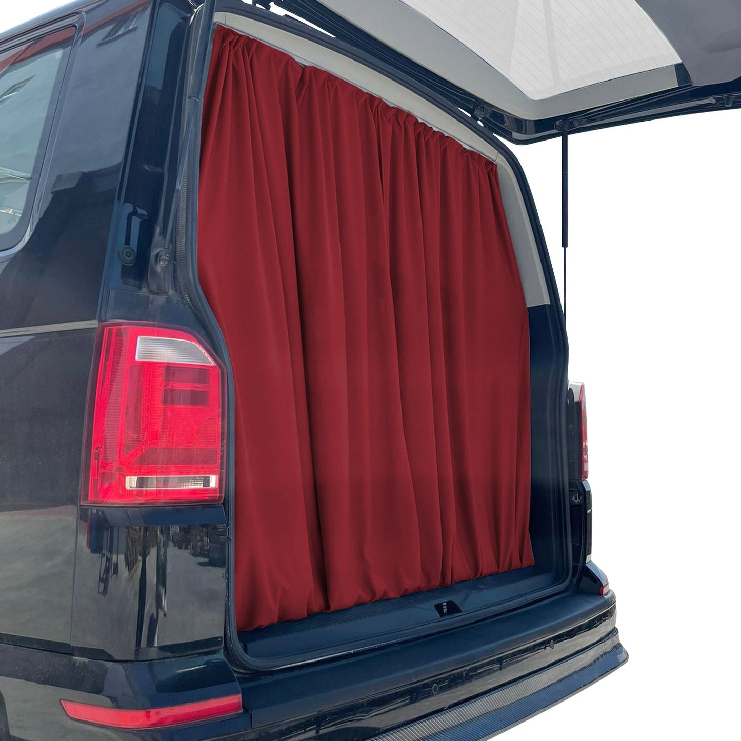 Maß Gardinen Sonnenschutz für Hyundai H350 H2 Heckklappe Vorhänge Rot OMAC DE
