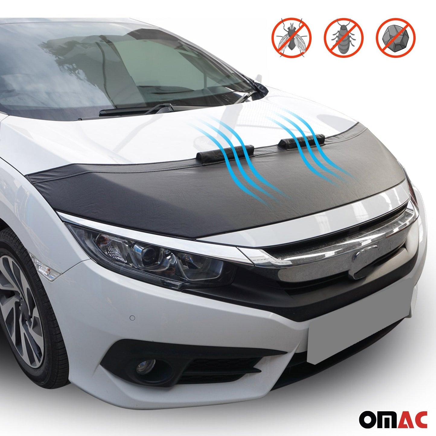 Haubenbra Steinschlagschutz Bonnet Bra für Audi A4 Limo Avant Allroad B8 2007-16 OMAC DE