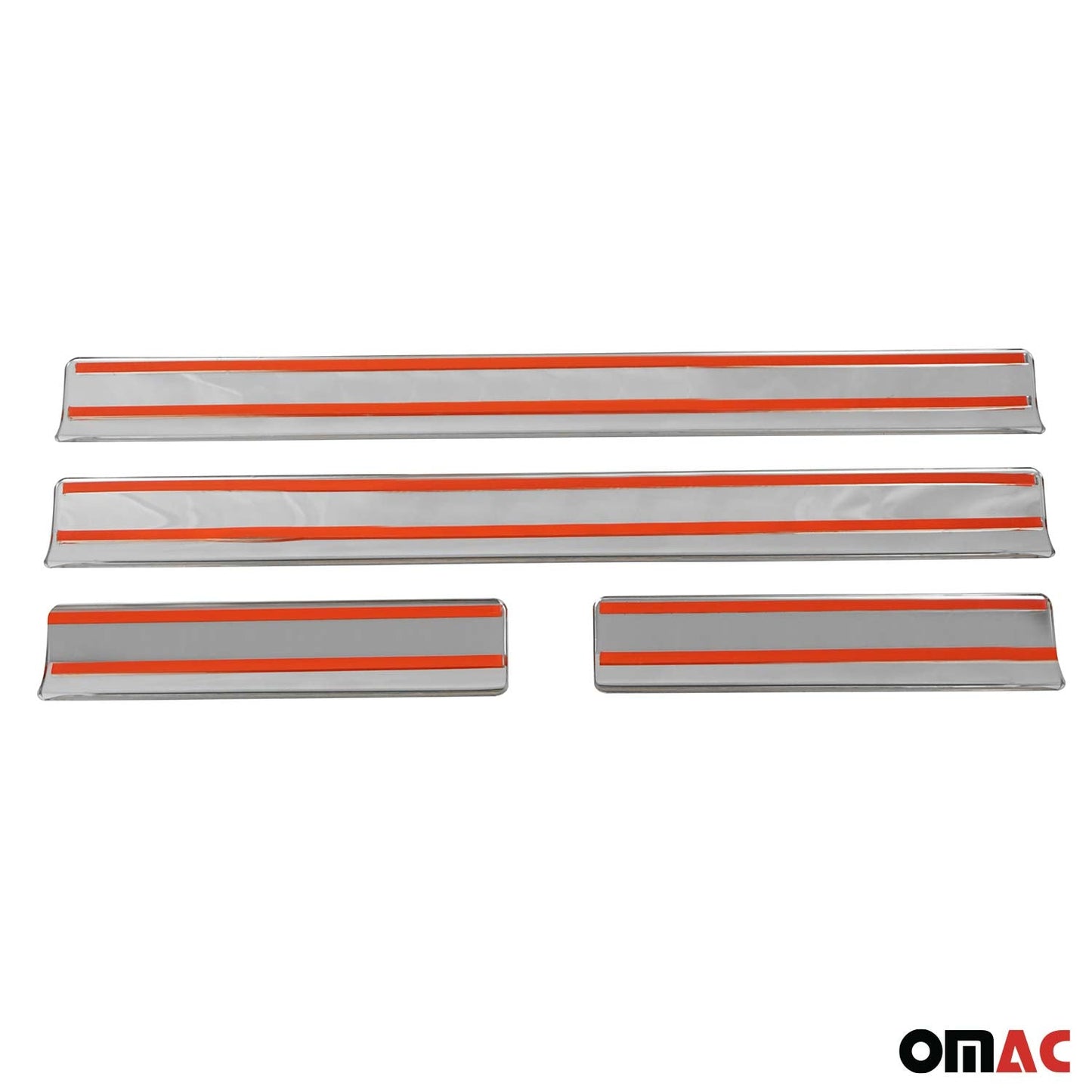 Einstiegsleisten Türschweller für Opel Vectra B 1995-2002 Edelstahl Silber 4tlg OMAC DE