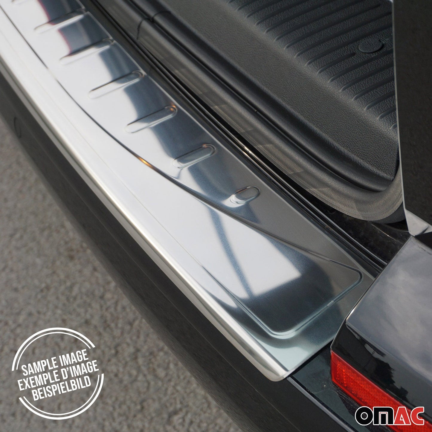 OMAC Ladekantenschutz Stoßstangenschutz für Volvo XC90 2015-25 Edelstahl Silber OMAC DE