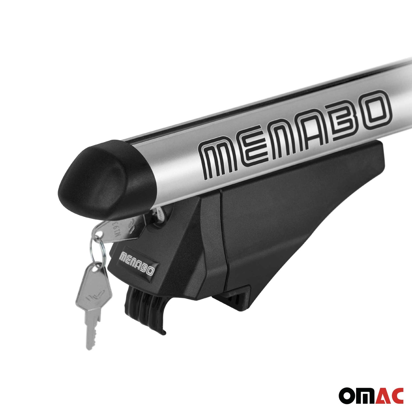 2023-2025 Volkswagen ID7 Menabo Grundträger Dachträger 75kg Aluminium Silber 2 tlg OMAC DE
