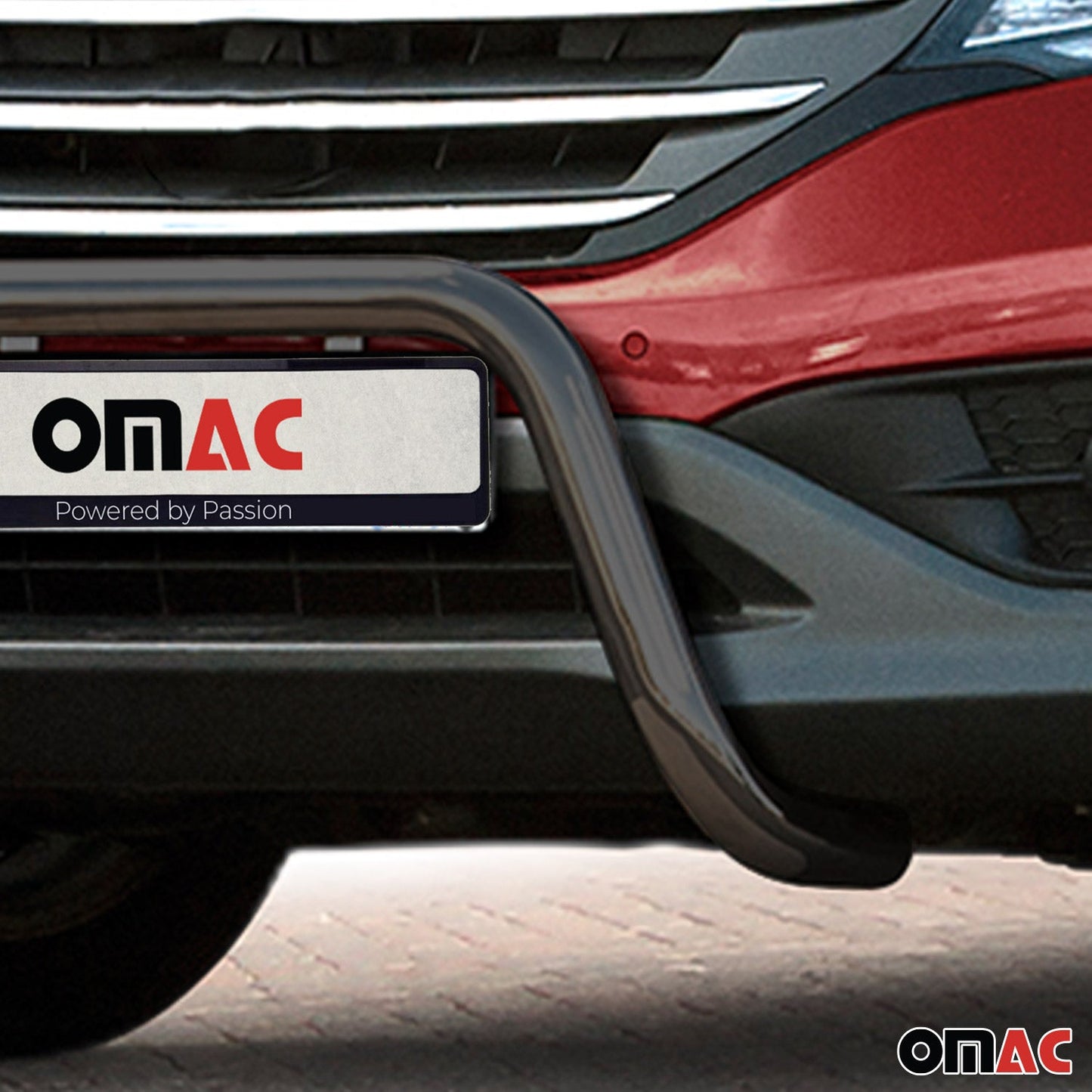 Frontbügel Frontschutzbügel für Honda CR-V 2012-2016 mit ABE Stahl Schwarz OMAC DE