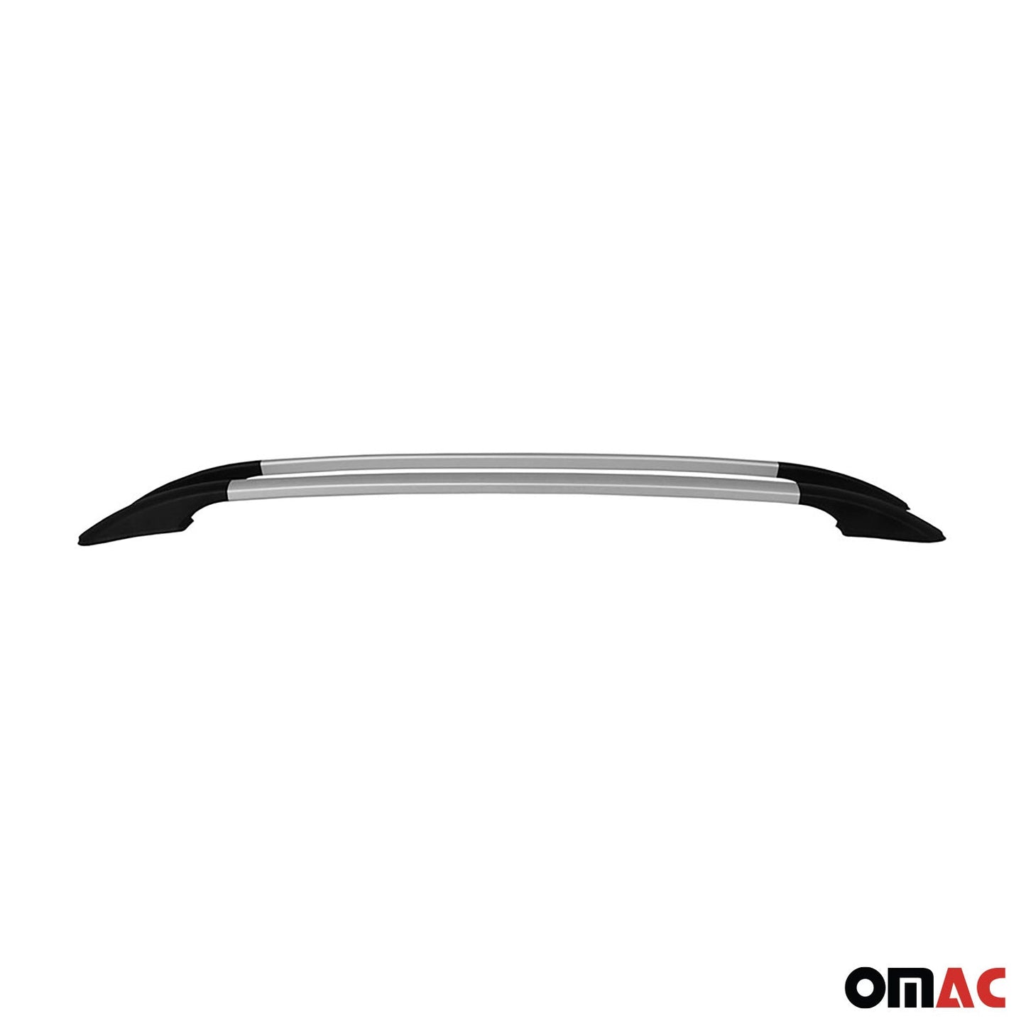 Aluminium Dachreling Relingträger für Renault Clio 2012-2019 Silber 2x OMAC DE
