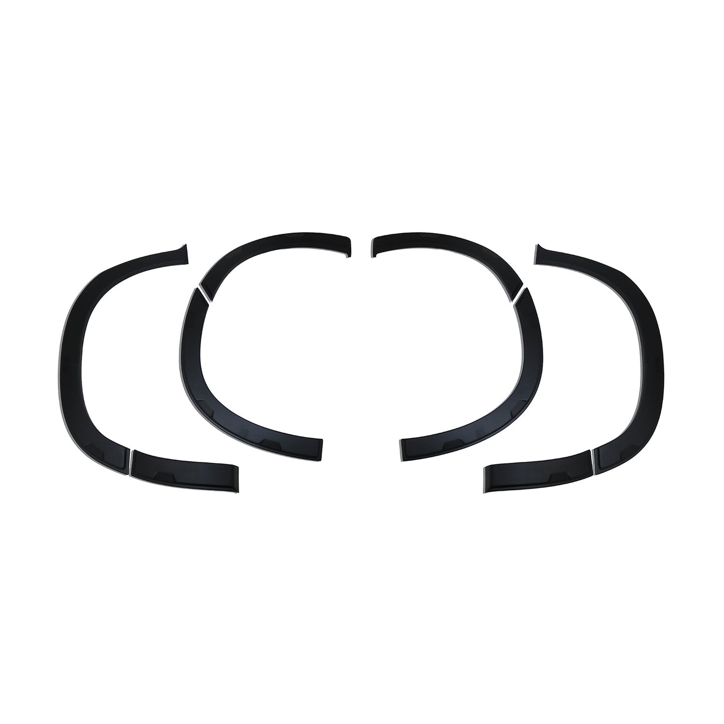 Radläufe Kotflügel Verbreiterung für Peugeot Partner 2019-2025 ABS Schwarz 8 tlg OMAC DE
