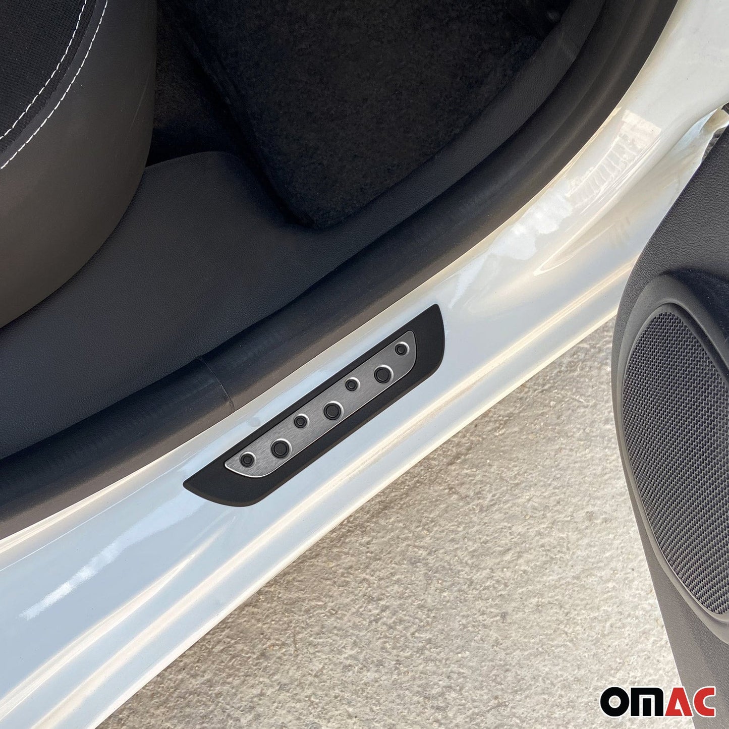 Einstiegsleisten Türschweller für Audi Chrom Edelstahl 4x OMAC DE