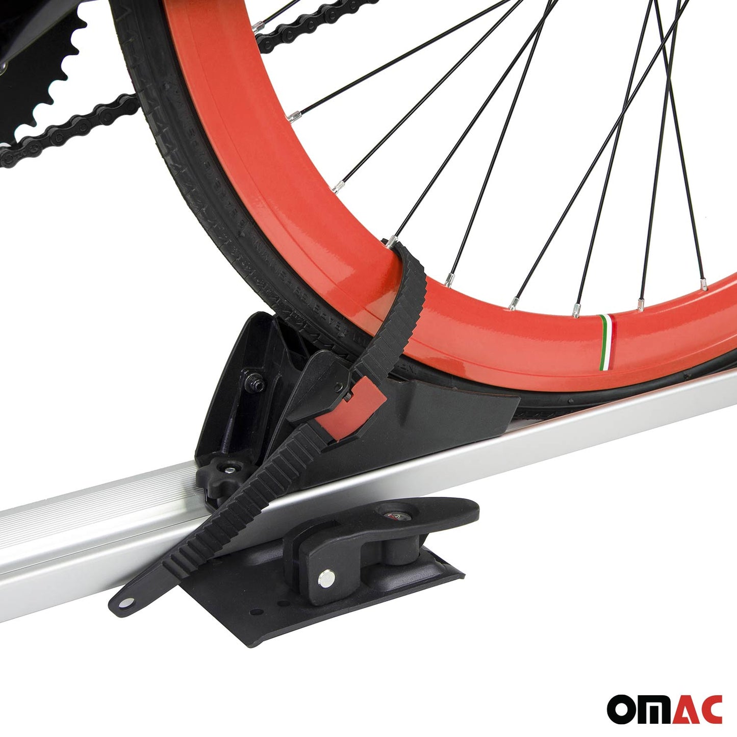 2x Menabo Fahrradträger Juza für Fahrrad bis 15kg ABE Alu Dachfahrradträger OMAC DE