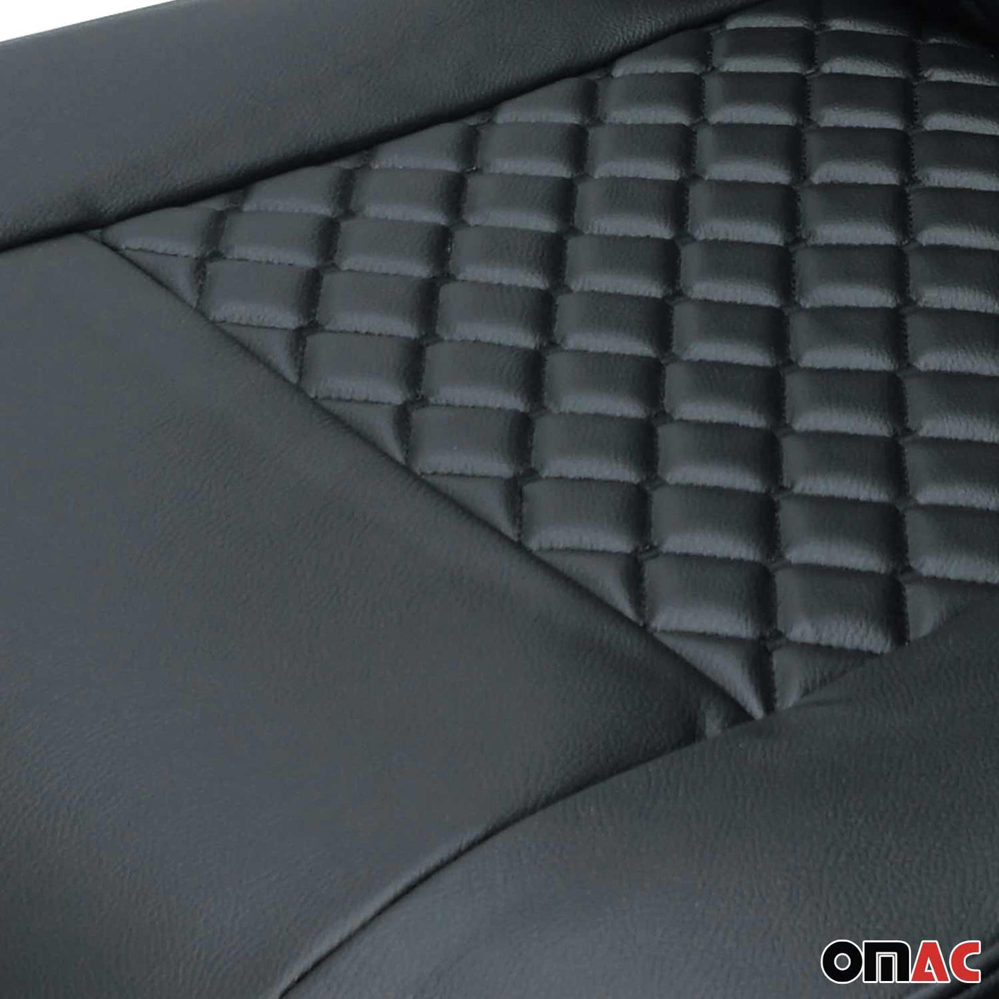Sitzbezüge Schonbezüge für Mercedes Vito W447 2014-2025 Kunstleder Schwarz 1tlg OMAC DE