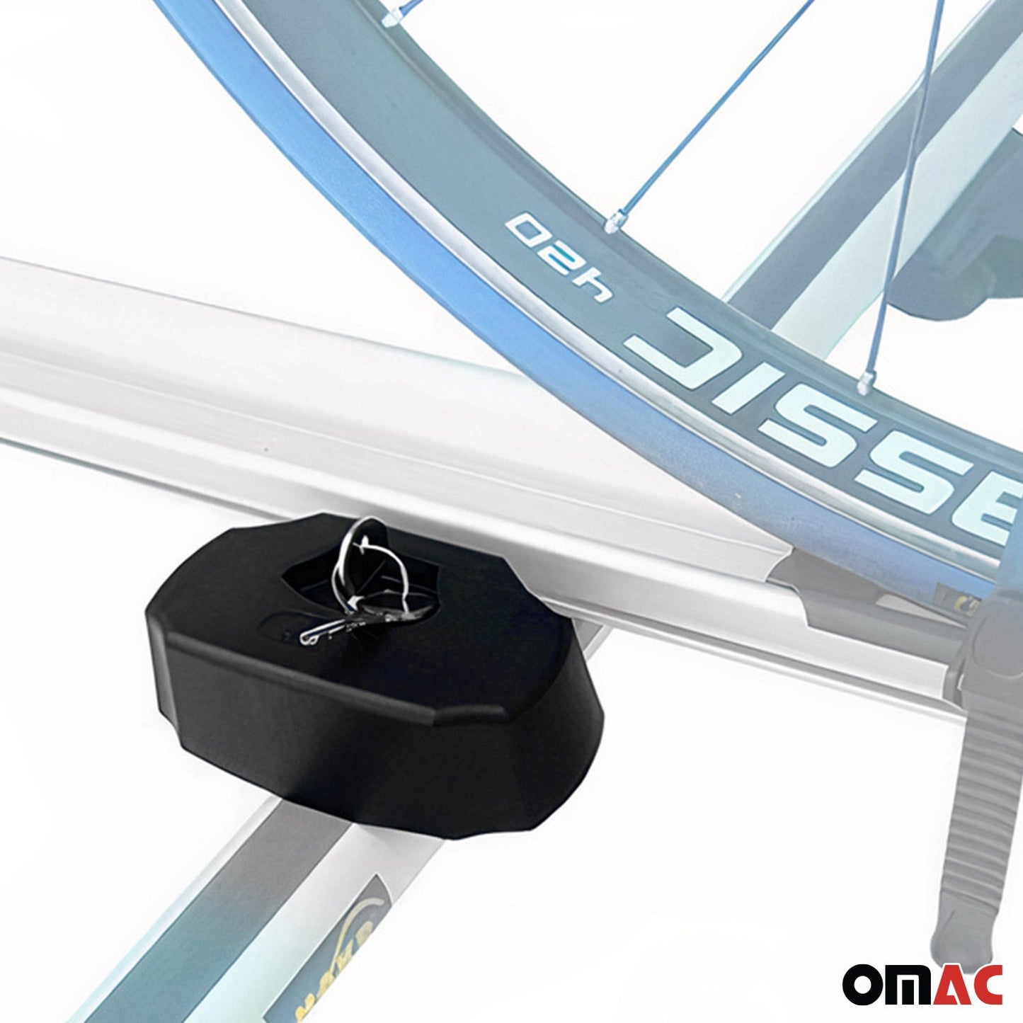 Fahrradträger Dachfahrradträger bis 17kg Aluminium Silber Fahrradhalter OMAC DE