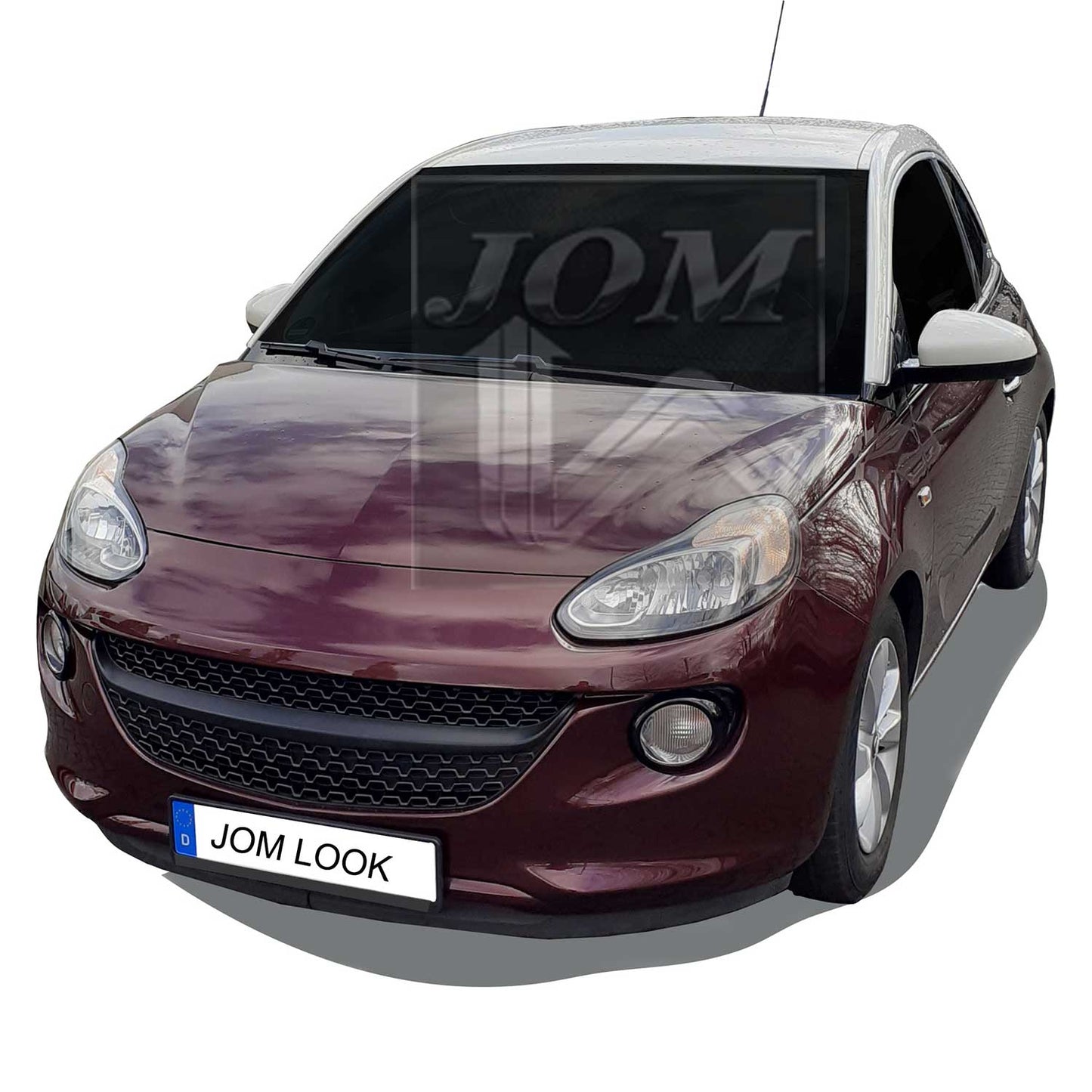 JOM Kühlergrill Kühlergitter für Opel Adam 2012-2019 schwarz 1tlg OMAC DE