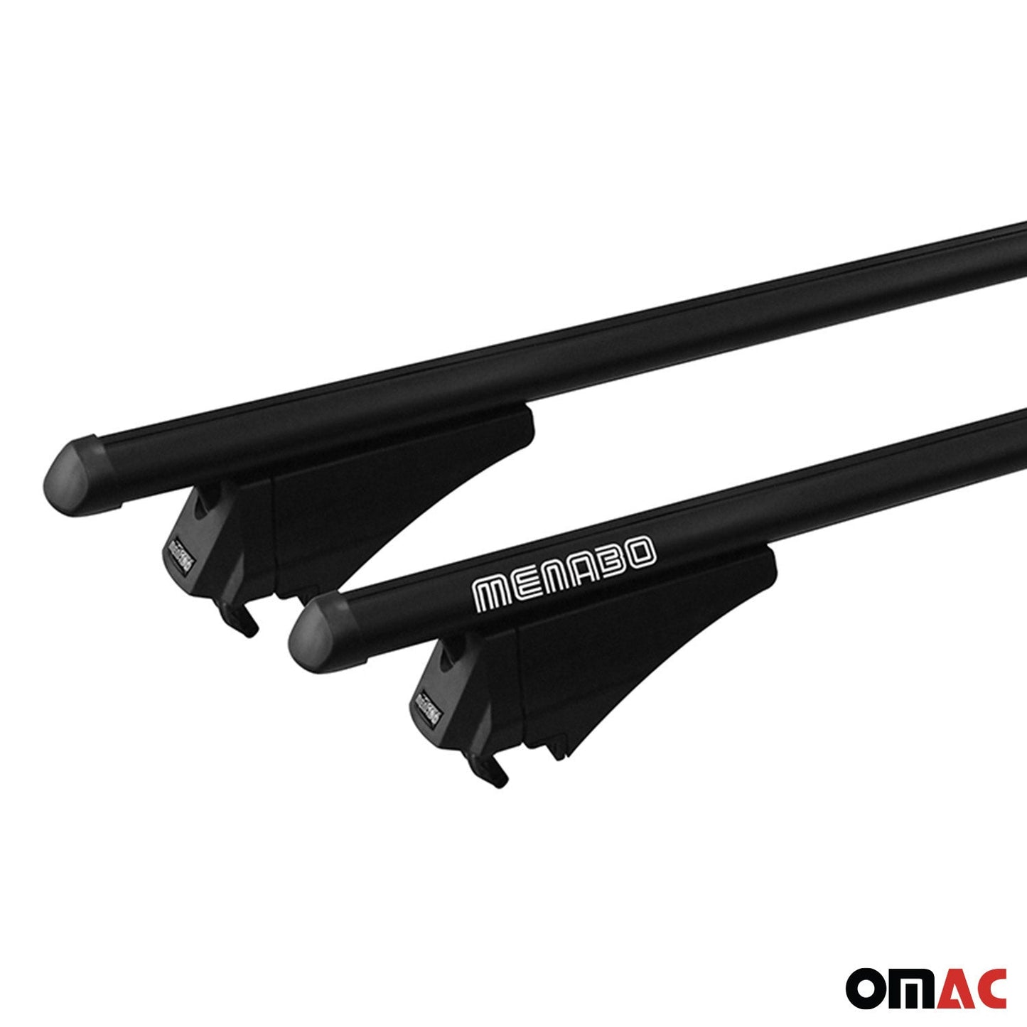 Mieten Menabo Grundträger Dachträger Aluminium Schwarz 2tlg 118cm Tiger OMAC DE