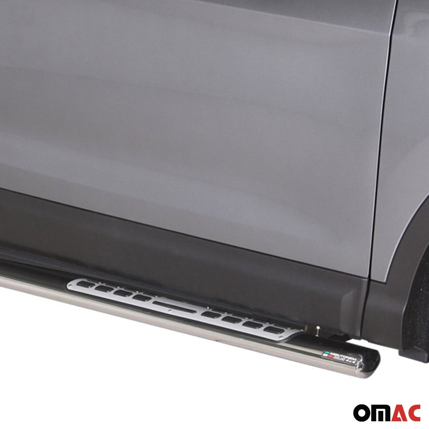 Edelstahl Seitenschweller Schwellerrohre für Nissan Qashqai 2014-2021 Silber OMAC DE