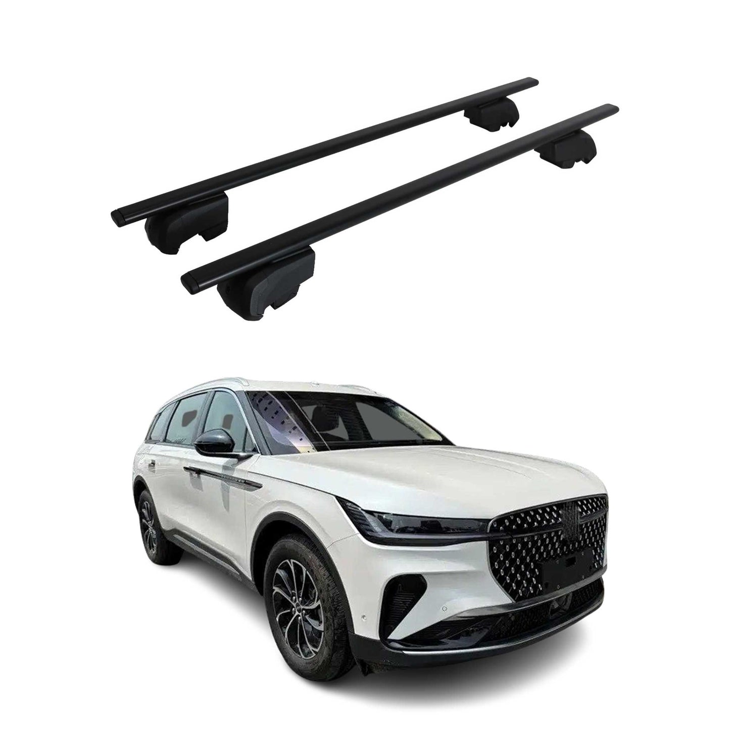 Dachträger für Lincoln Nautilus 2025 Metall Schwarz ABE 2x OMAC DE