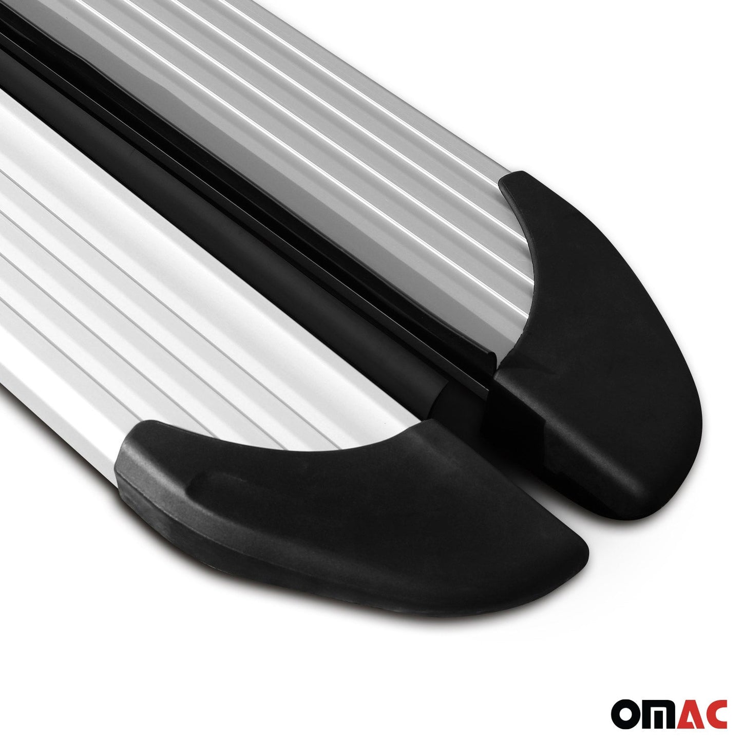 Trittbretter Seitenschweller für Citroen C4 2020-2025 Aluminium Silber 2 tlg