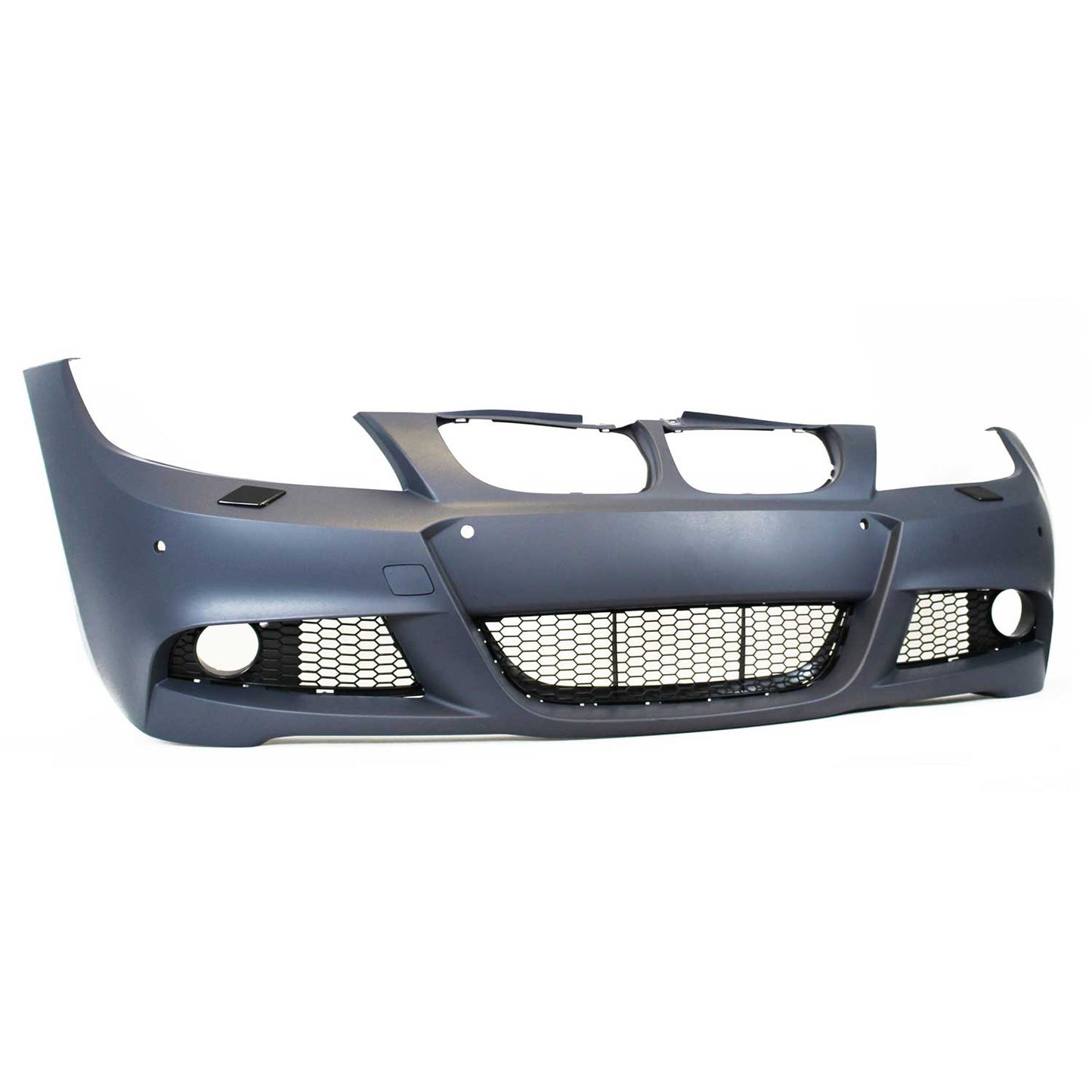JOM Frontstoßstange für BMW E90 / E91 2005-2008 PDC + SRA Schwarz OMAC DE