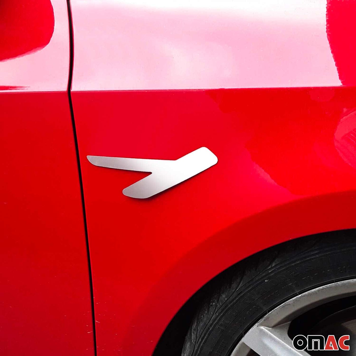 Seitentürleiste Türleisten Türschutzleiste für Seat Leon 3 2012-2020 Chrom 2x OMAC DE