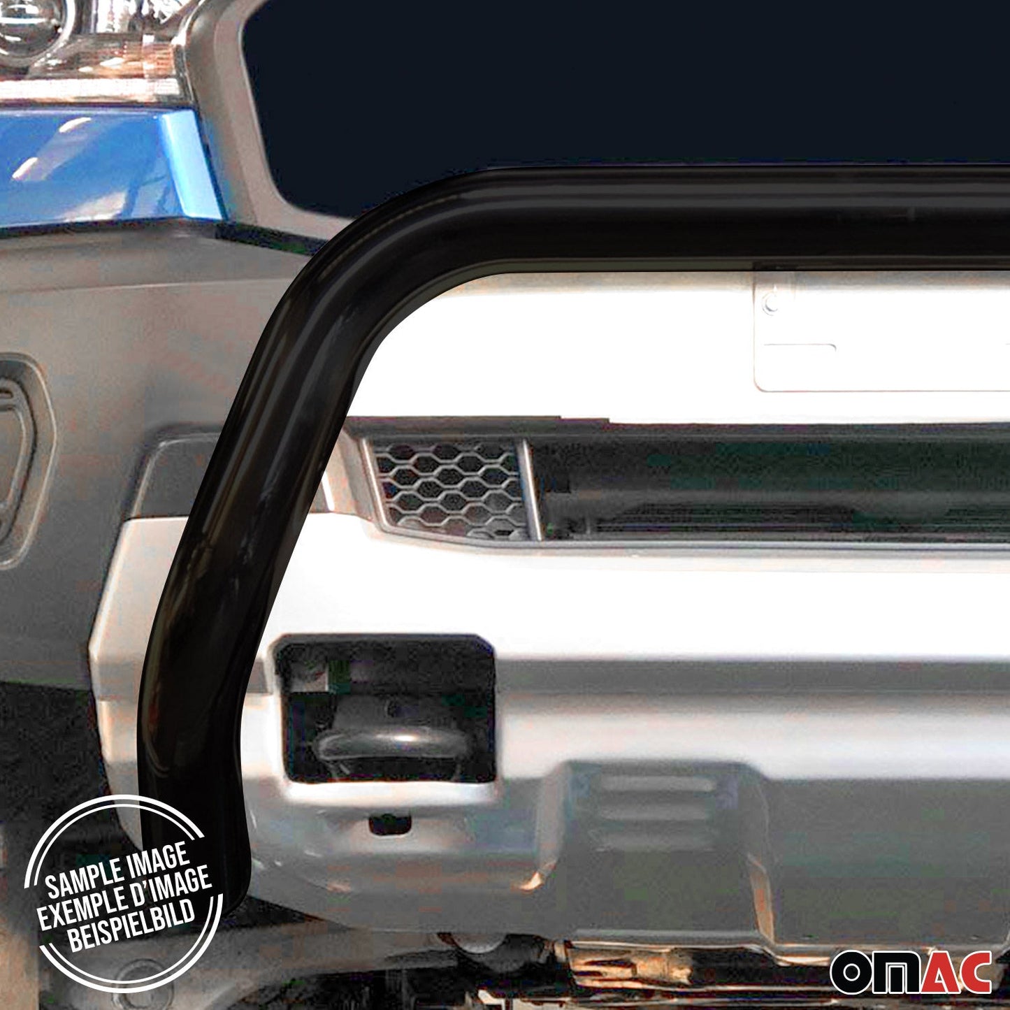 Frontbügel Frontschutzbügel für Honda CR-V 2012-2015 ø76mm Stahl Schwarz Schutz OMAC DE