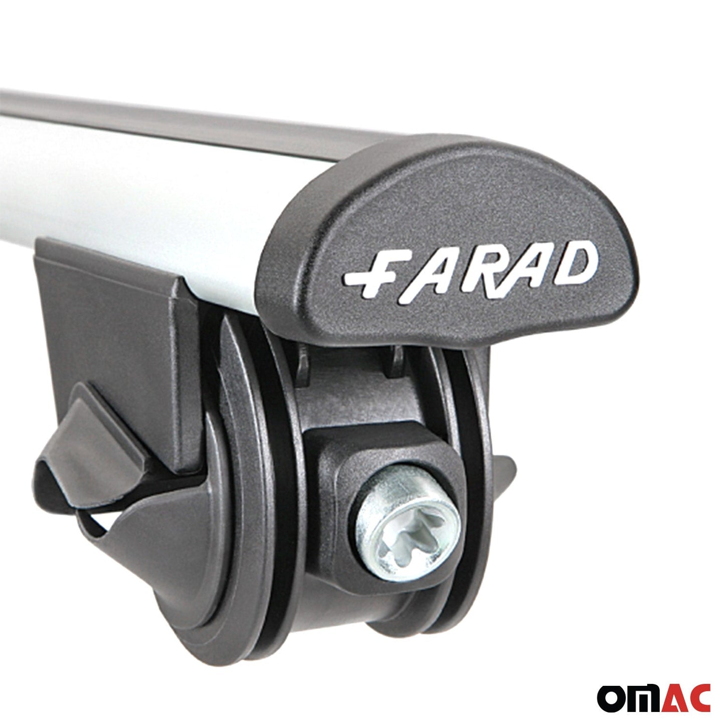 Dachträger Grundtäger für Audi Q3 mk1 2011-2018 100kg Aluminium Silber 2 tlg ABE OMAC DE
