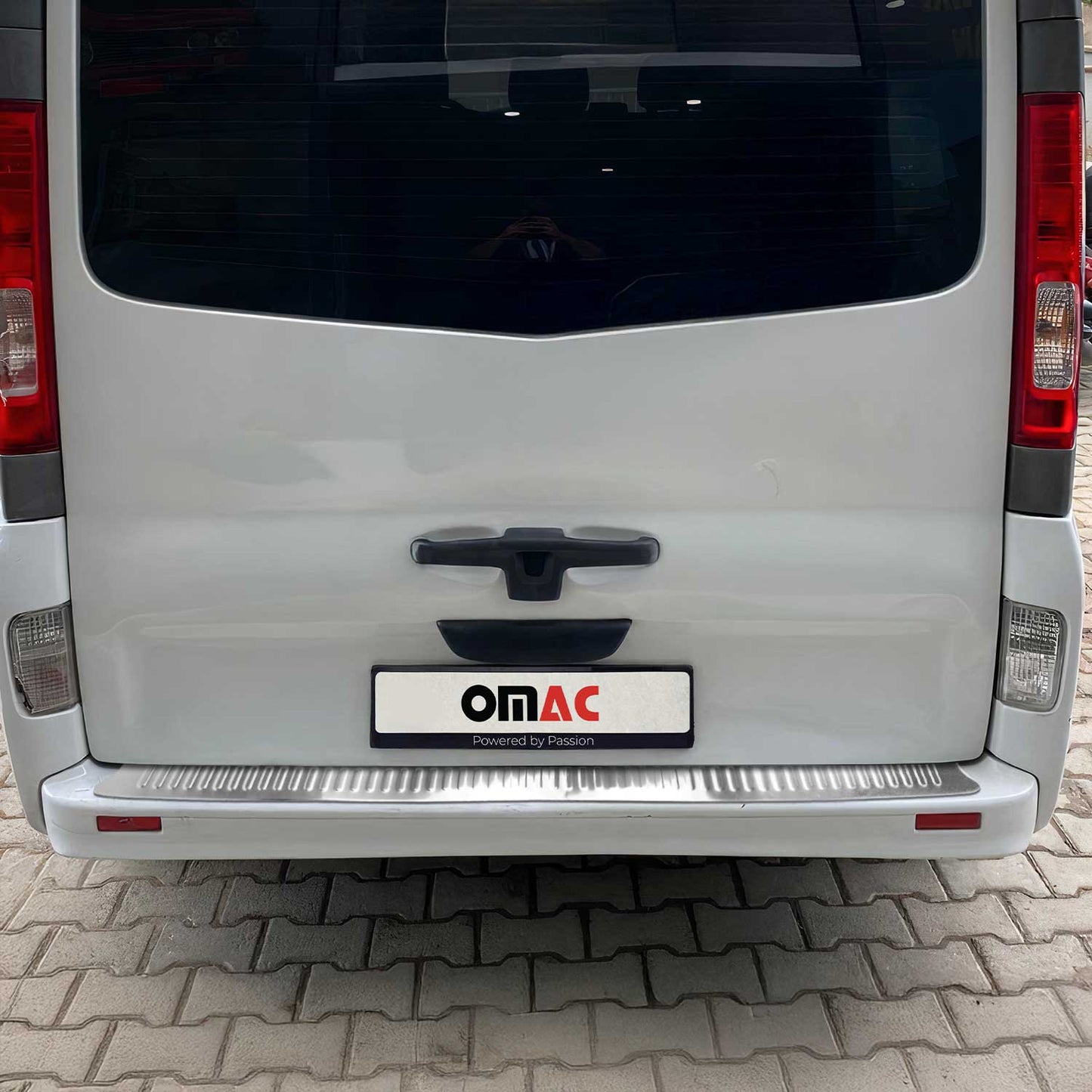Ladekantenschutz Edelstahl für Renault Trafic II 2001-2014 Poliert Chrom 1tlg OMAC DE