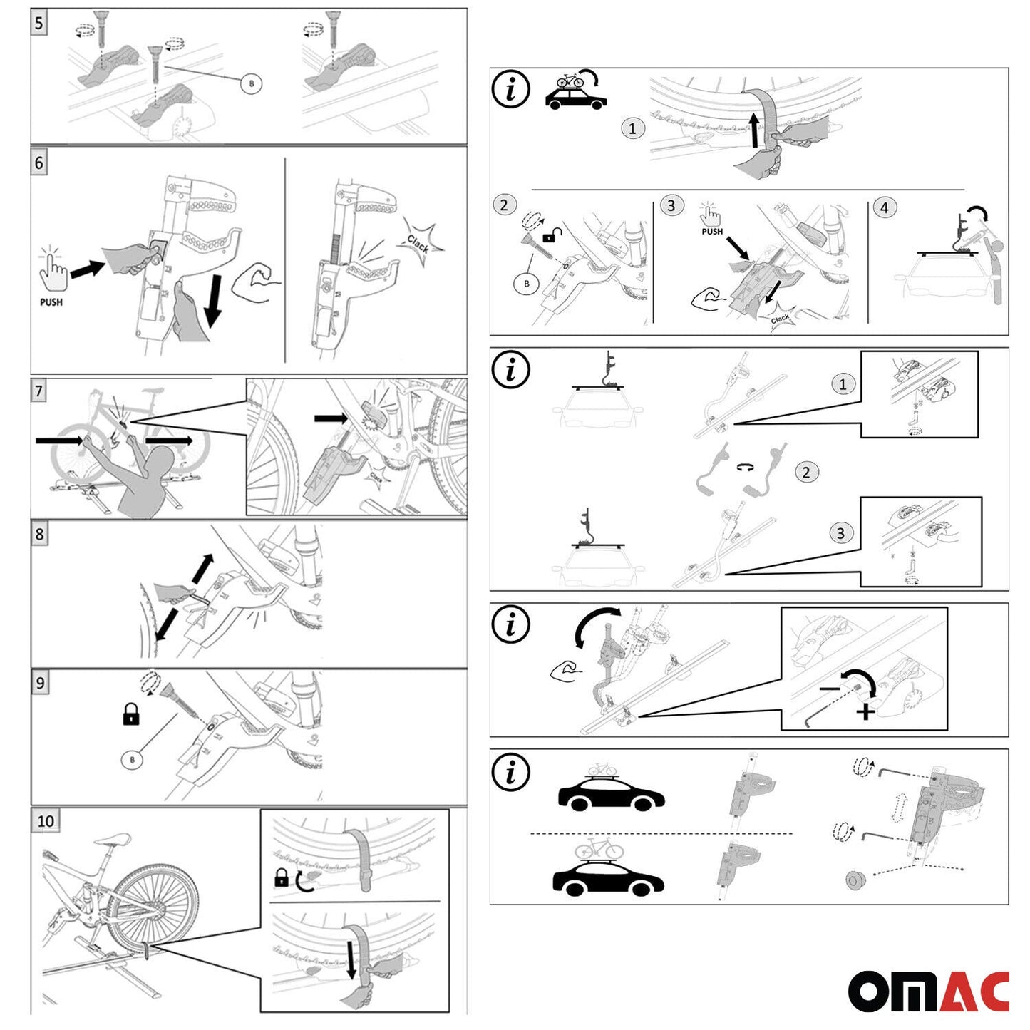 2x Farad Fahrradträger bis 25 kg ABE P-Style Dachfahrradträger EBike FatBike OMAC DE