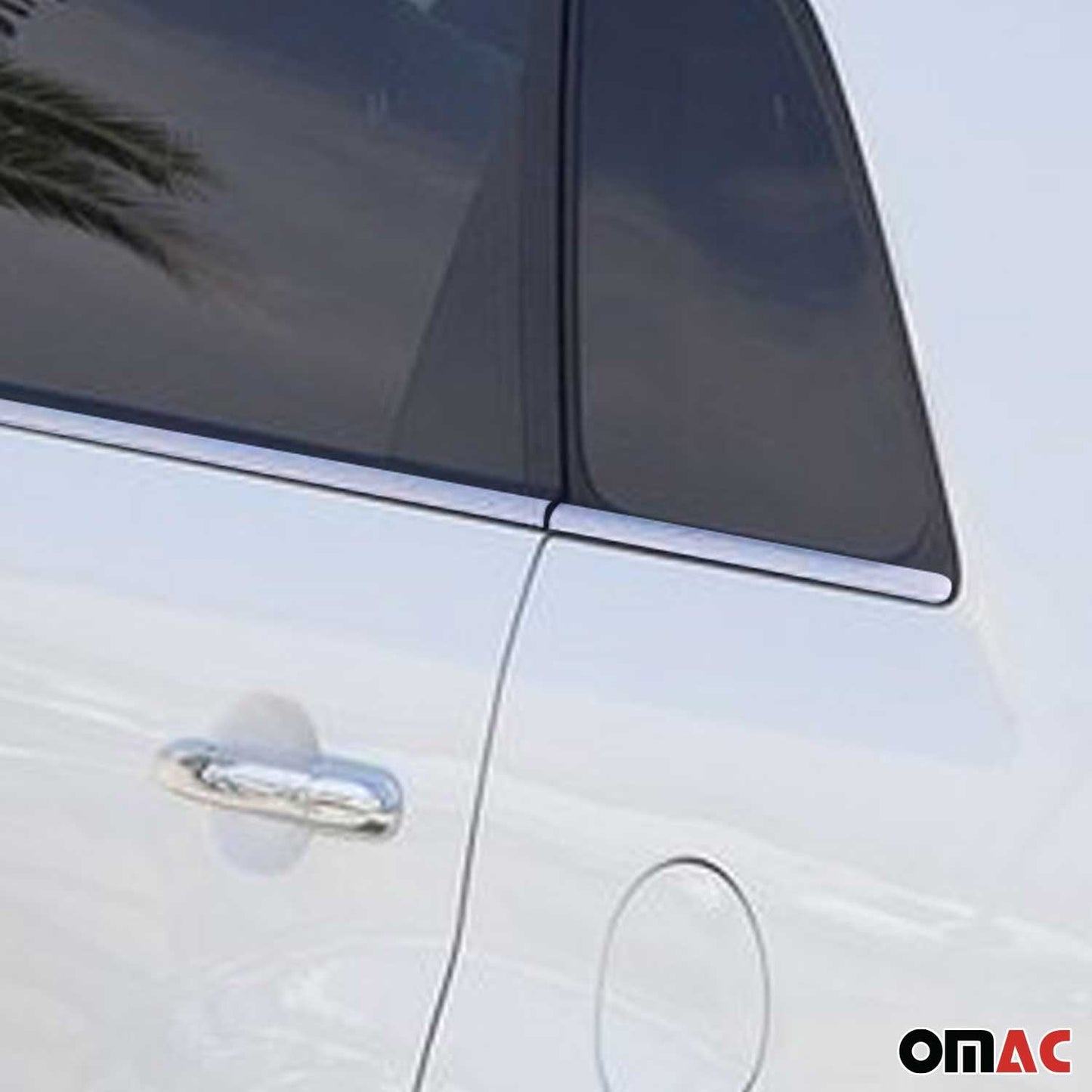 Fensterleisten Zierleisten für Kia Sorento 2010-2012 Edelstahl Chrome 4 tlg OMAC DE