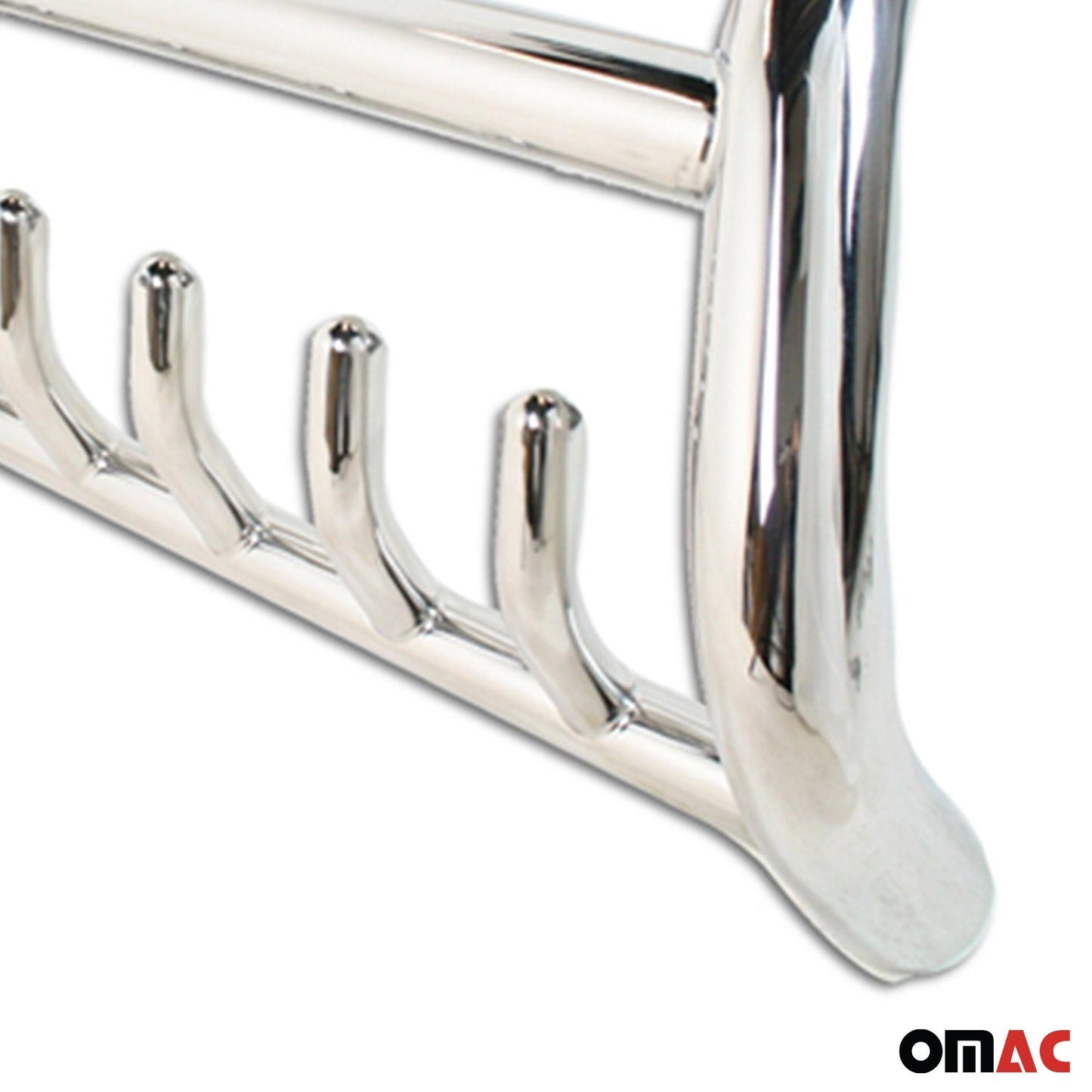 Frontschutzbügel für Isuzu D-Max 2012-2019 ø76 Stahl EG-Typgenehmigung Silber OMAC DE