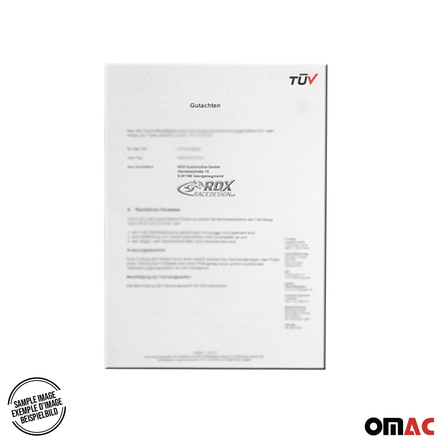 RDX Seitenschweller Kratzschutz für VW Transporter T5 2003-2015 L1 ABS OMAC DE