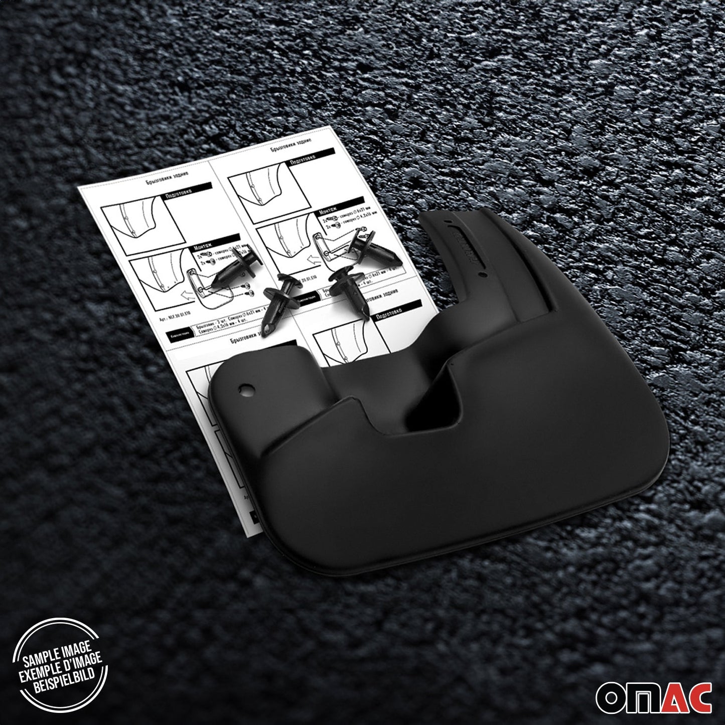 Schmutzfänger Spritzschutz Kotflügel für Jeep Compass 2011-2016 Hinten 2tlg OMAC DE