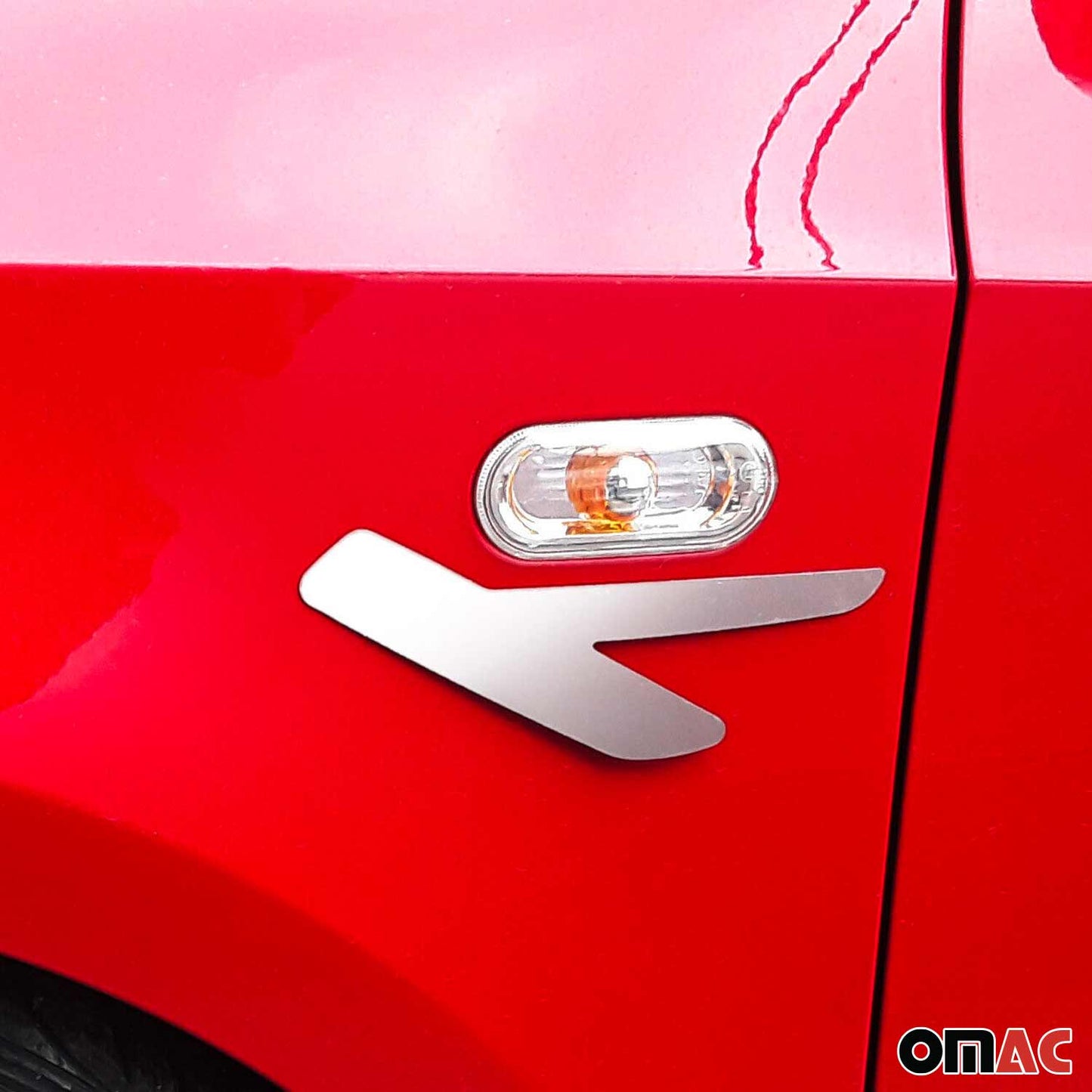 Seitentürleiste Türleisten Türschutzleiste für Seat Leon 3 2012-2020 Chrom 2x OMAC DE