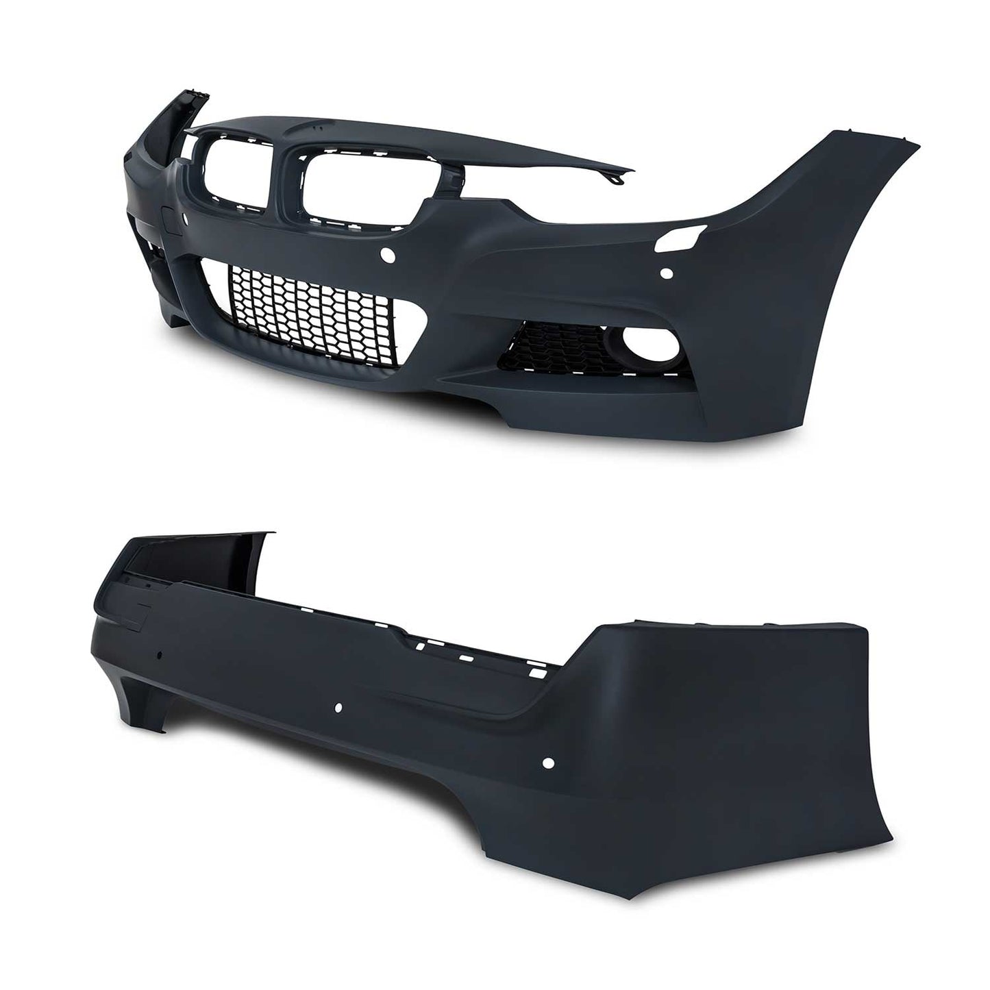 JOM Stoßstangen Kit & Seitenschweller für BMW F30 2011-2015 Schwarz OMAC DE