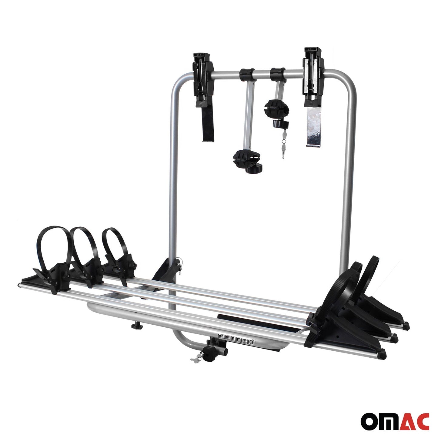 Menabo Fahrradträger für VW Transporter Multivan Caravelle T5 2003-2015 Alu OMAC DE