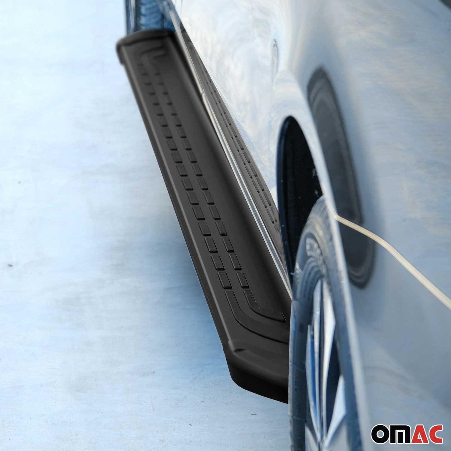 Trittbretter Seitenschweller für Citroen C4 2020-2025 Schwarz Aluminium 2 tlg OMAC DE