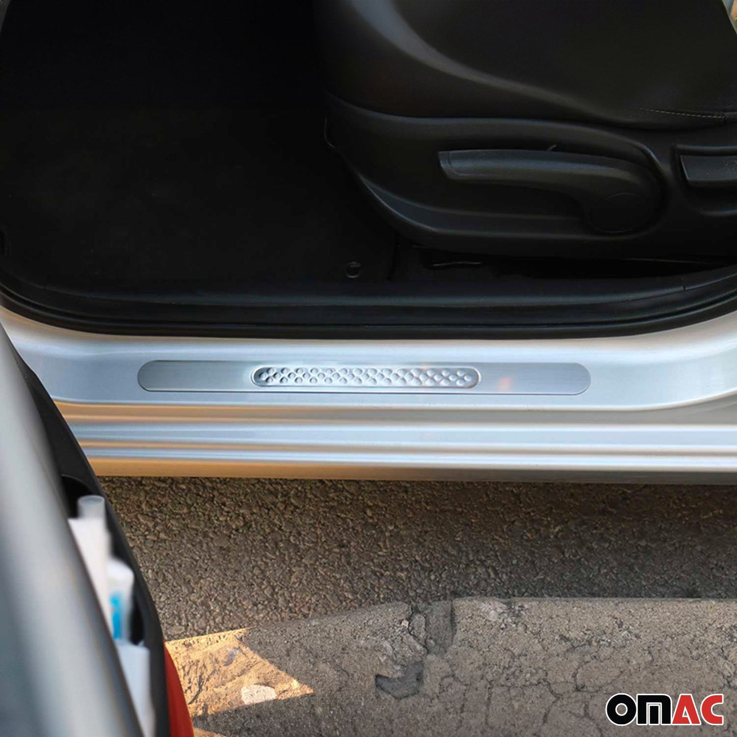 Einstiegsleisten Türschweller für Opel Mokka/Mokka-e 2020-2025 Edelstahl Silber OMAC DE