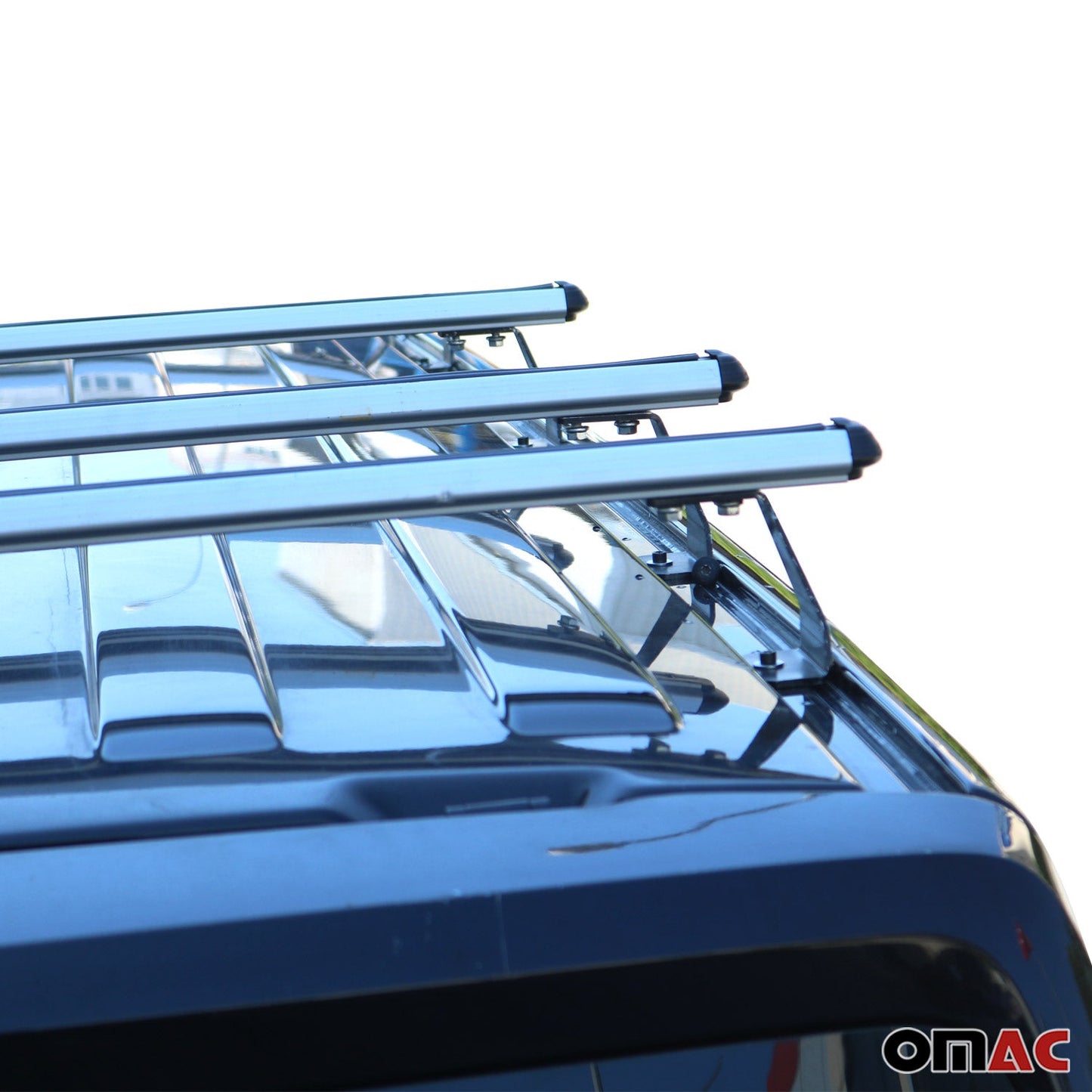 Dachträger Grundtäger für Citroen Berlingo 2018-2025 75kg Aluminium Silber 3 tlg OMAC DE