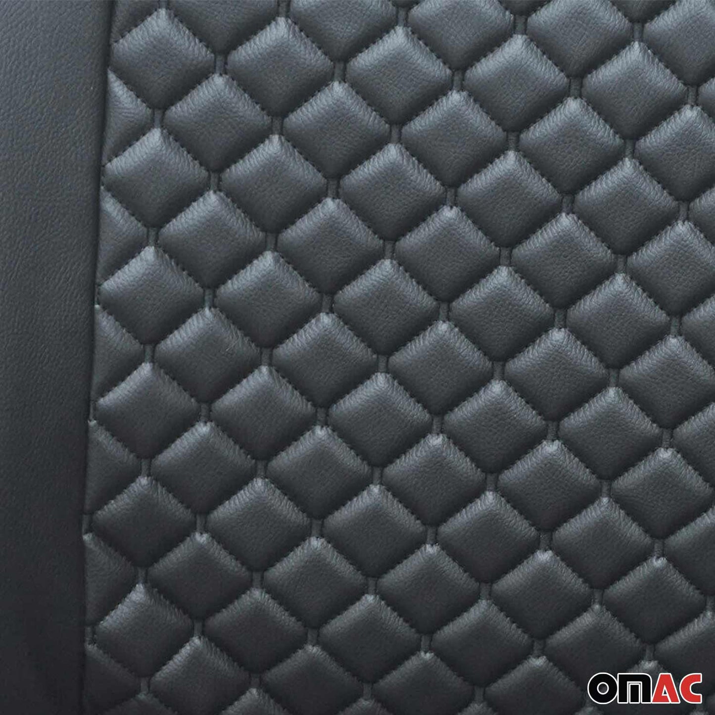 Sitzbezüge Schonbezüge für Mercedes Vito W447 2014-2025 Kunstleder Schwarz 1tlg OMAC DE